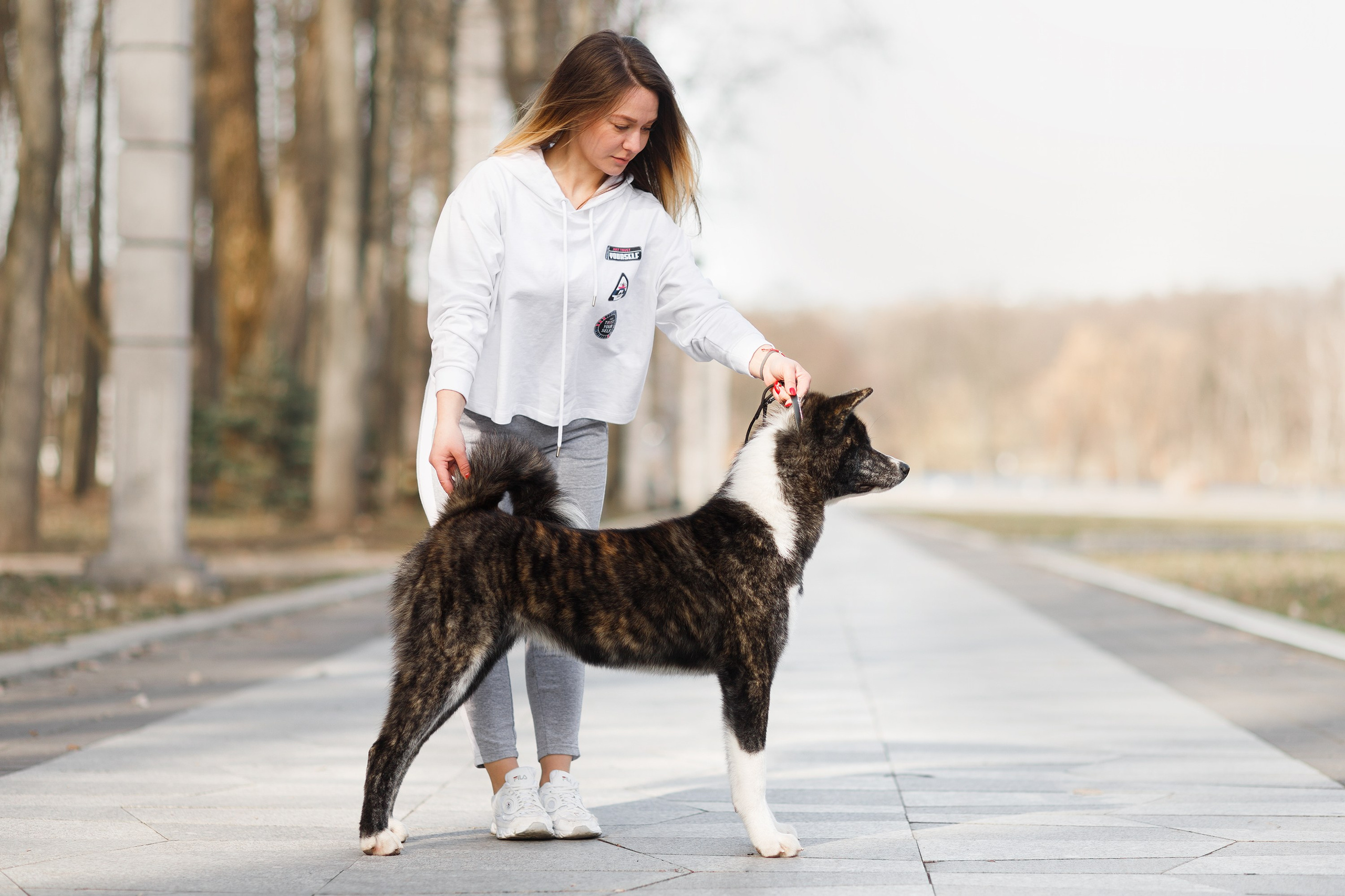 Autumn photo day for dog handler. Kaja | fotograf we Wrocławiu | ludzie i psy