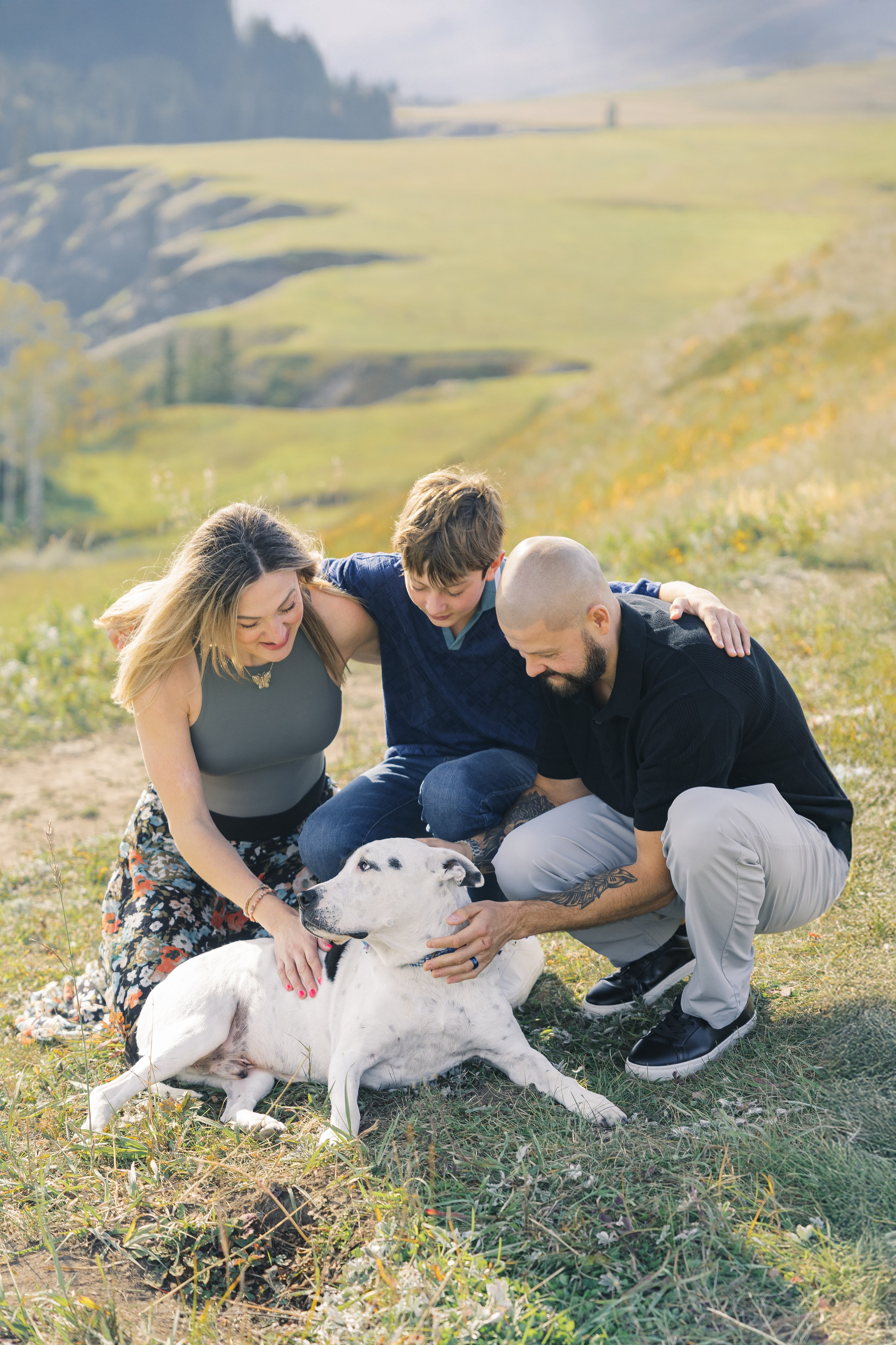 Aleksandra’s family. Home