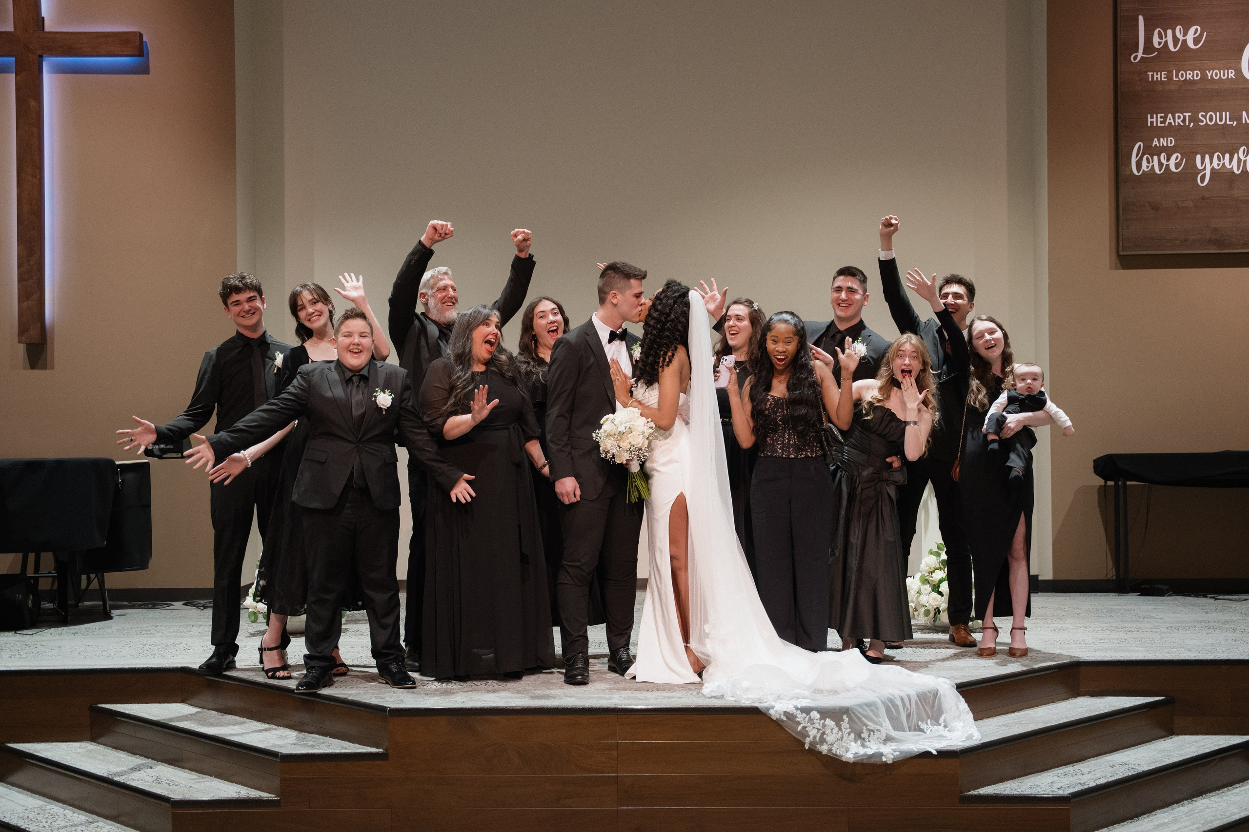 Ketsia and David | Church ceremony. Photographer in Washington Sophia D