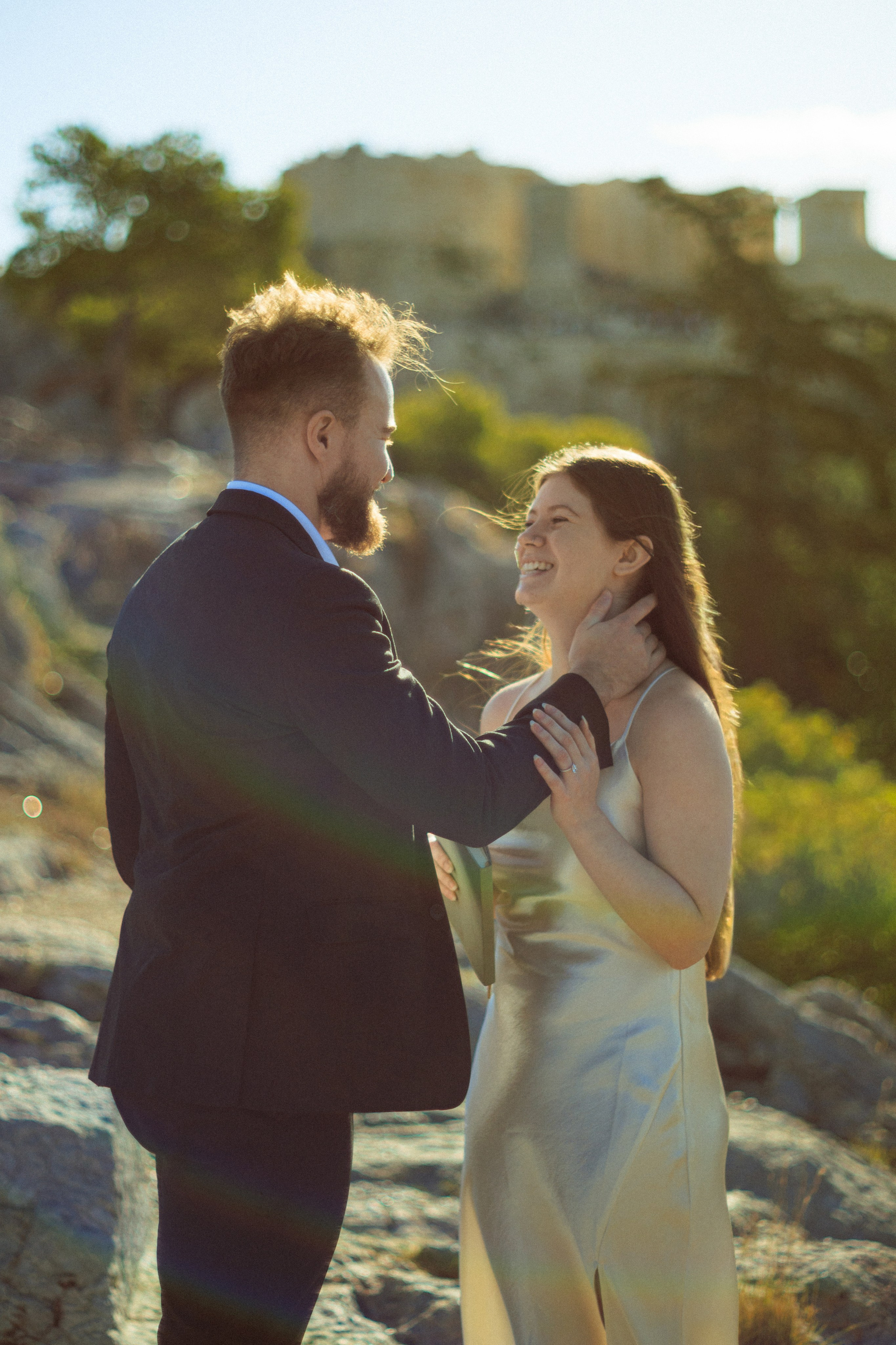 Ariel and John’s vows in center of Athens. Photographer in Greece Kristina