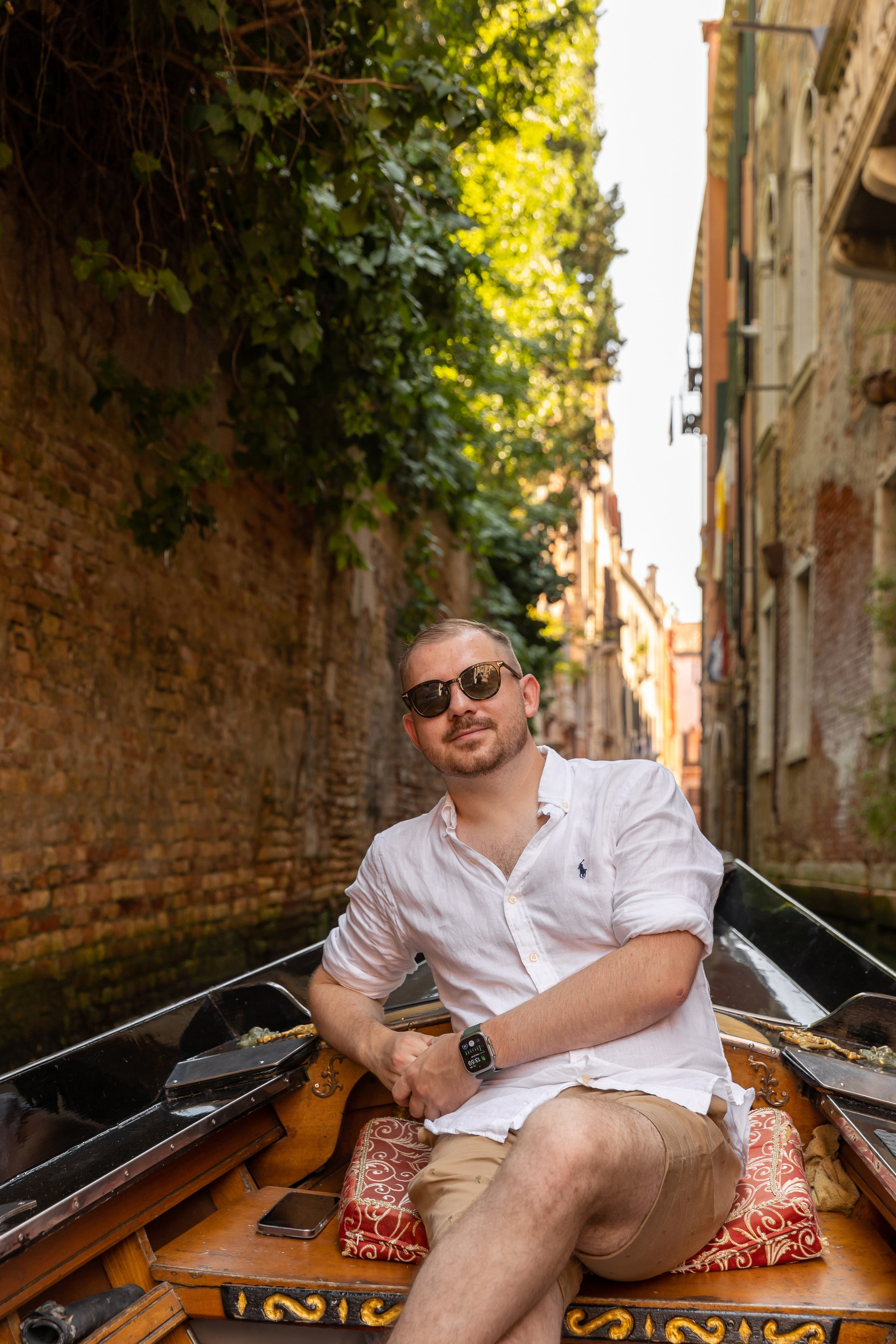 Hot summer day in Venice with Sergey and Maria