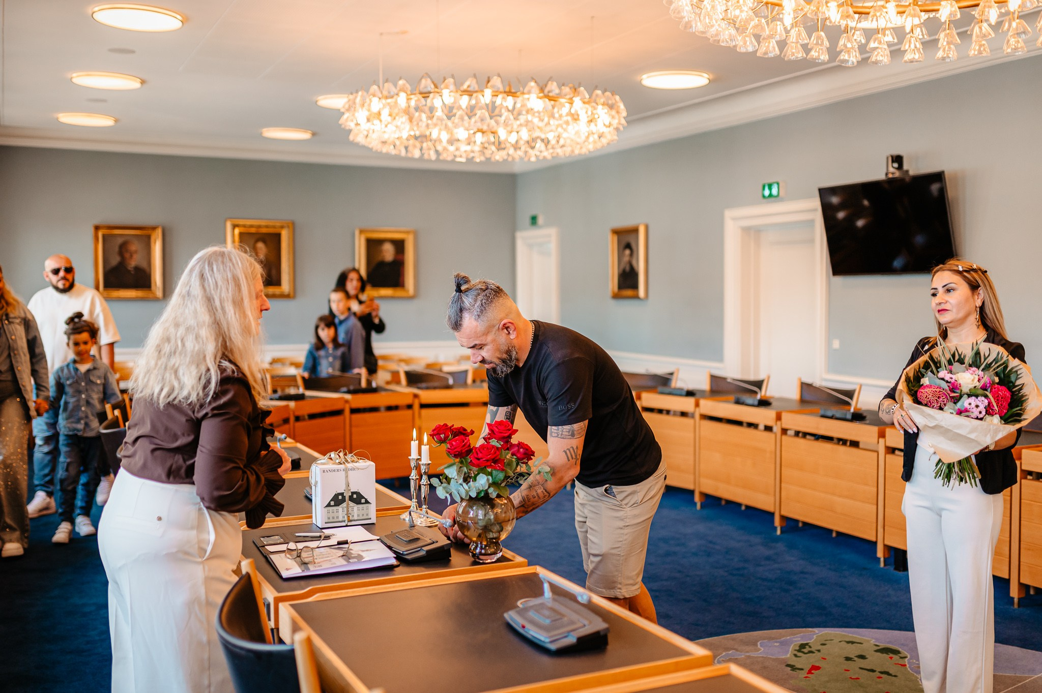 Cununie civilă în Randers. DanFotograf.dk