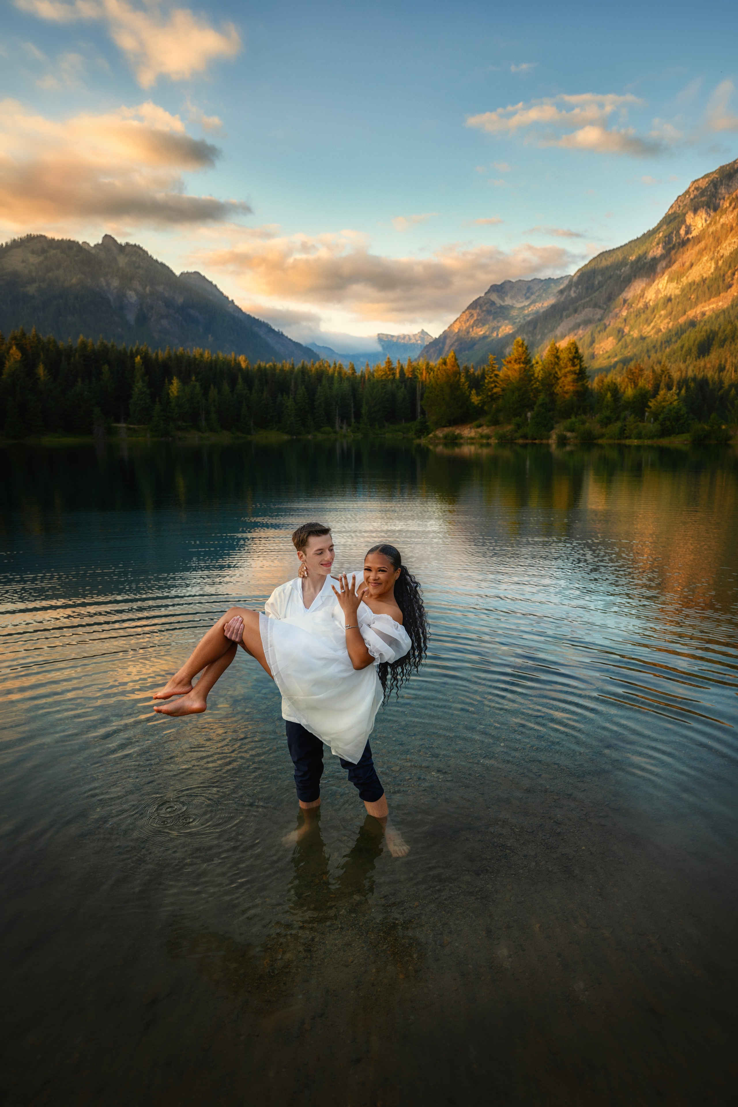 Christina and Natan. Wedding & family photography in Seattle area. Helen Michelle photographer