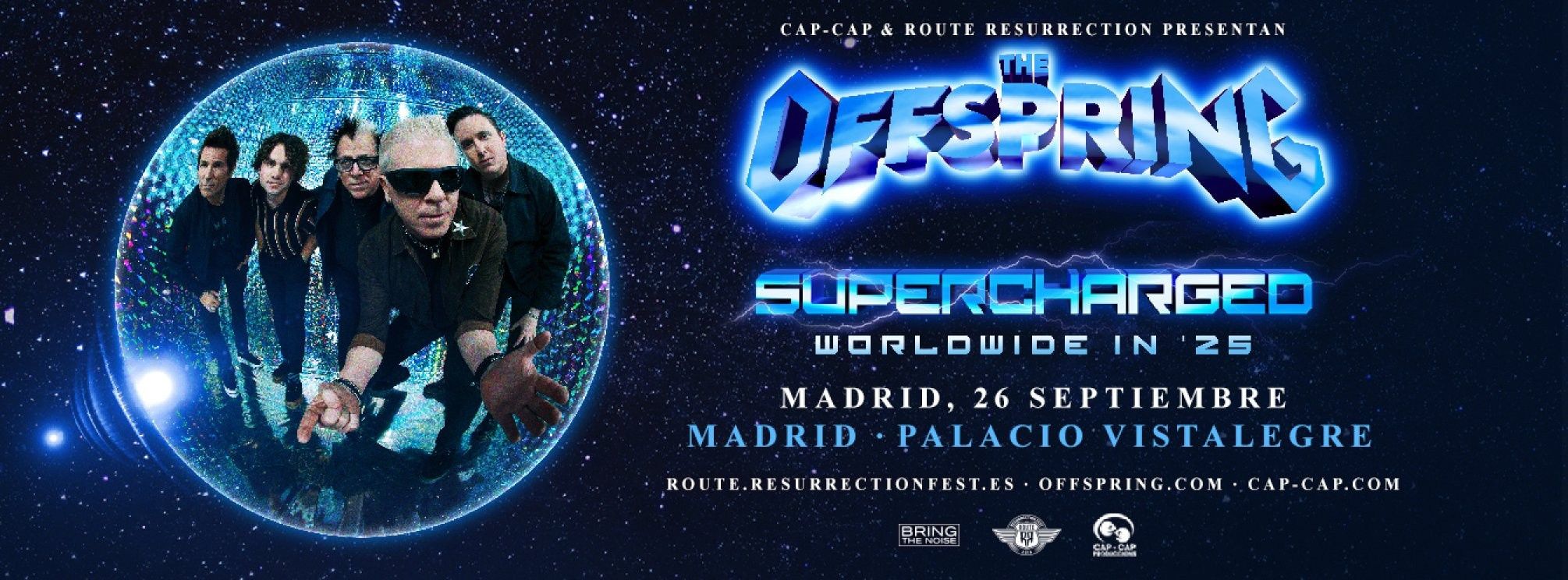 The Offspring Madrid 2025 — Supercharged Worldwide ’25 en Palacio Vistalegre | FOTKAI