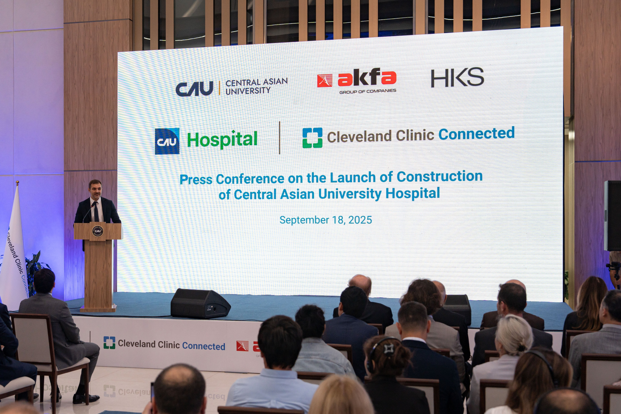 В Ташкенте стартовал проект строительства CAU Hospital в партнерстве с Cleveland Clinic