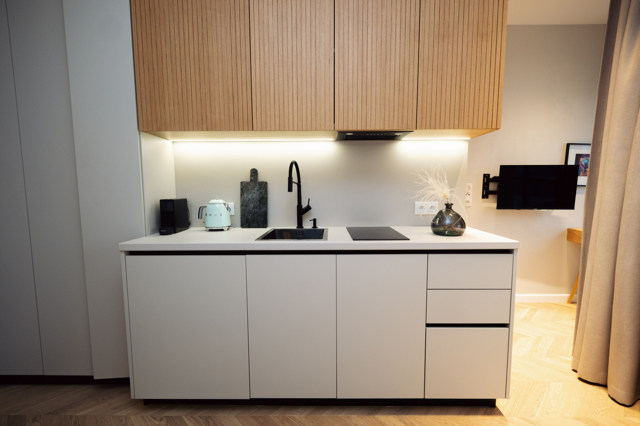 Eleganckie wnętrze w Warszawie — Zdjęcia nieruchomości. Fotograf nieruchomości