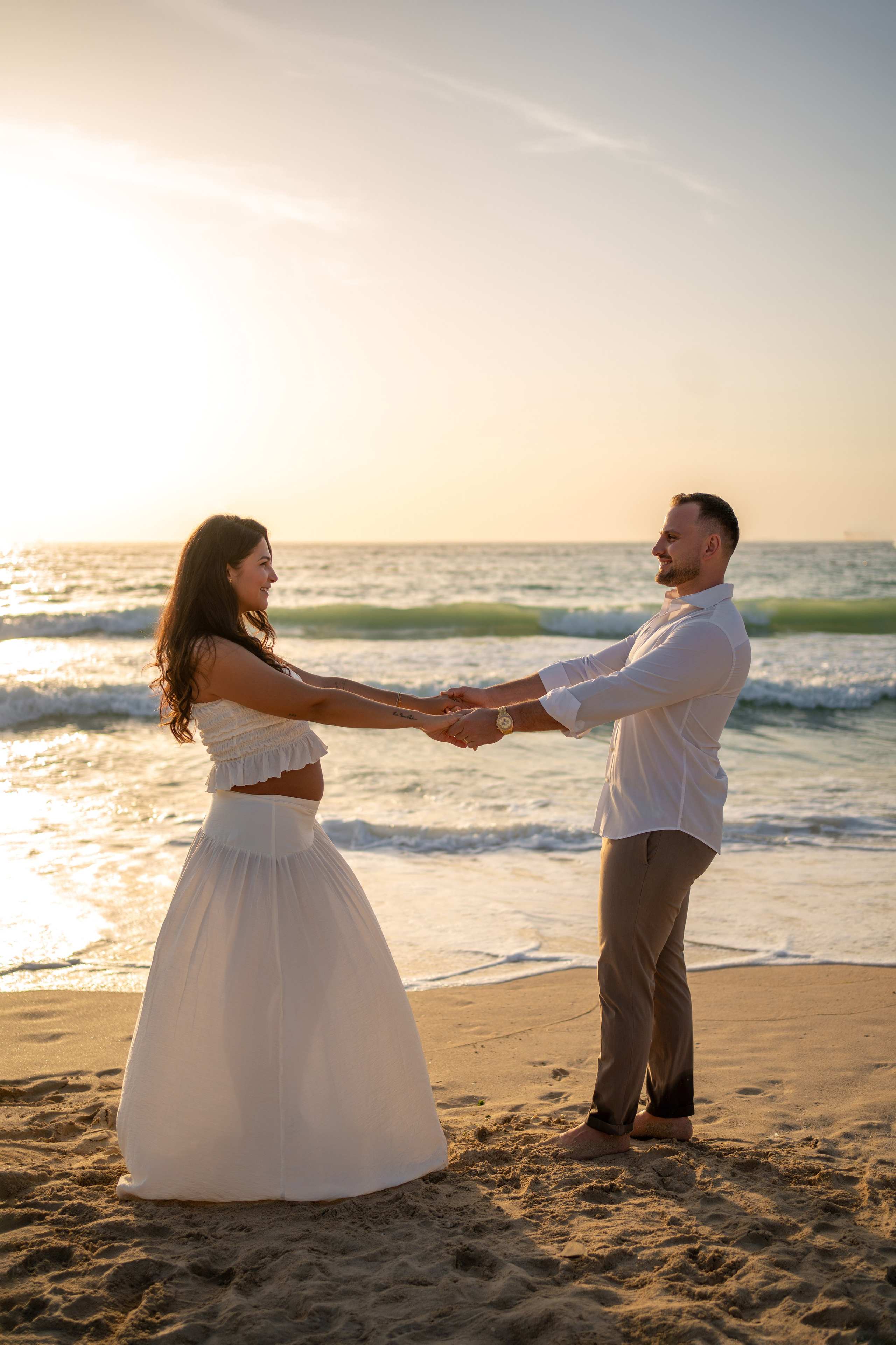 Wavy sunset. Angela Iakovleva — Family Photographer in Dubai
