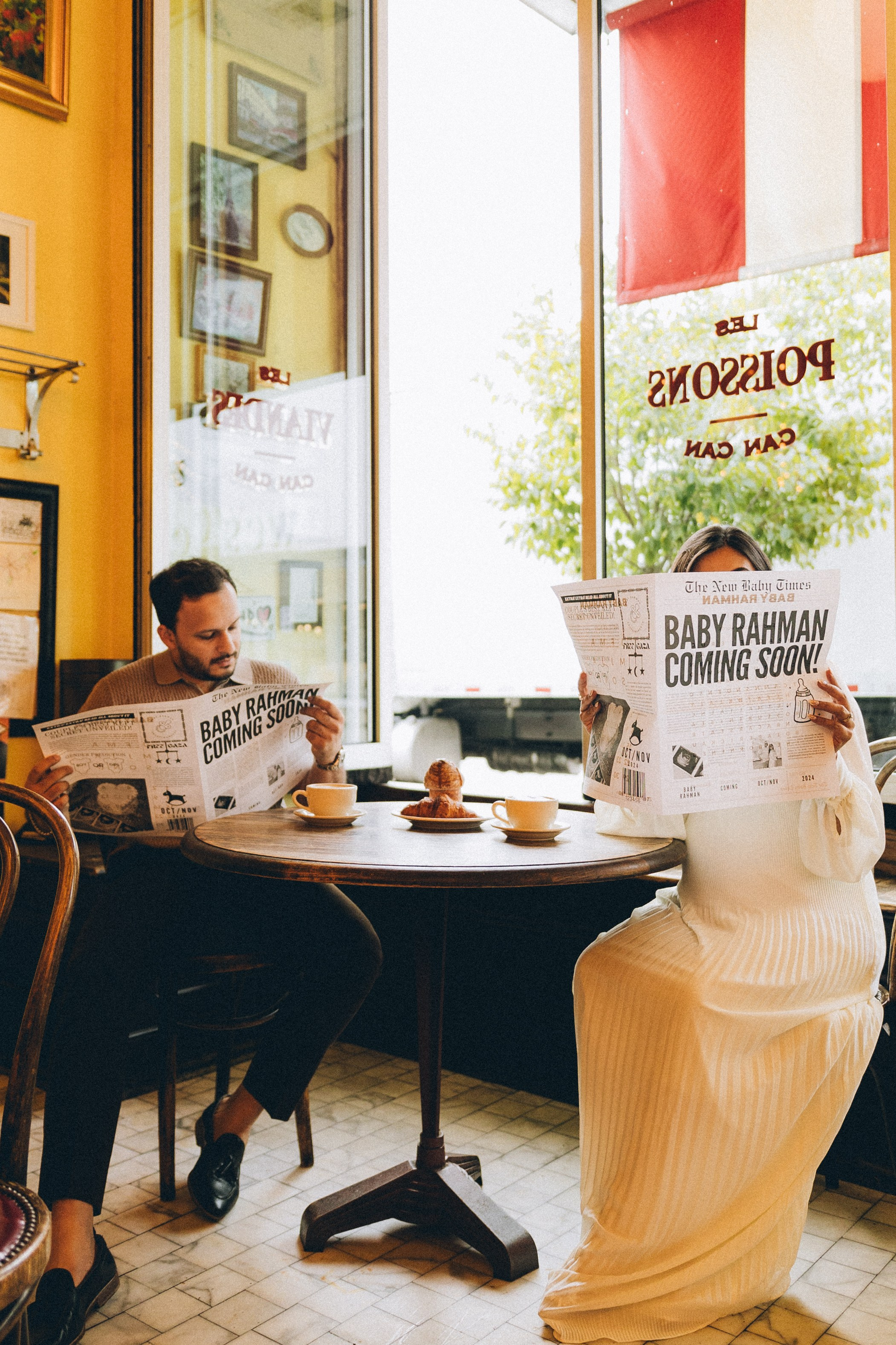 Baby Rahman Announcement. Sara Eulalia | Virginia Photographer