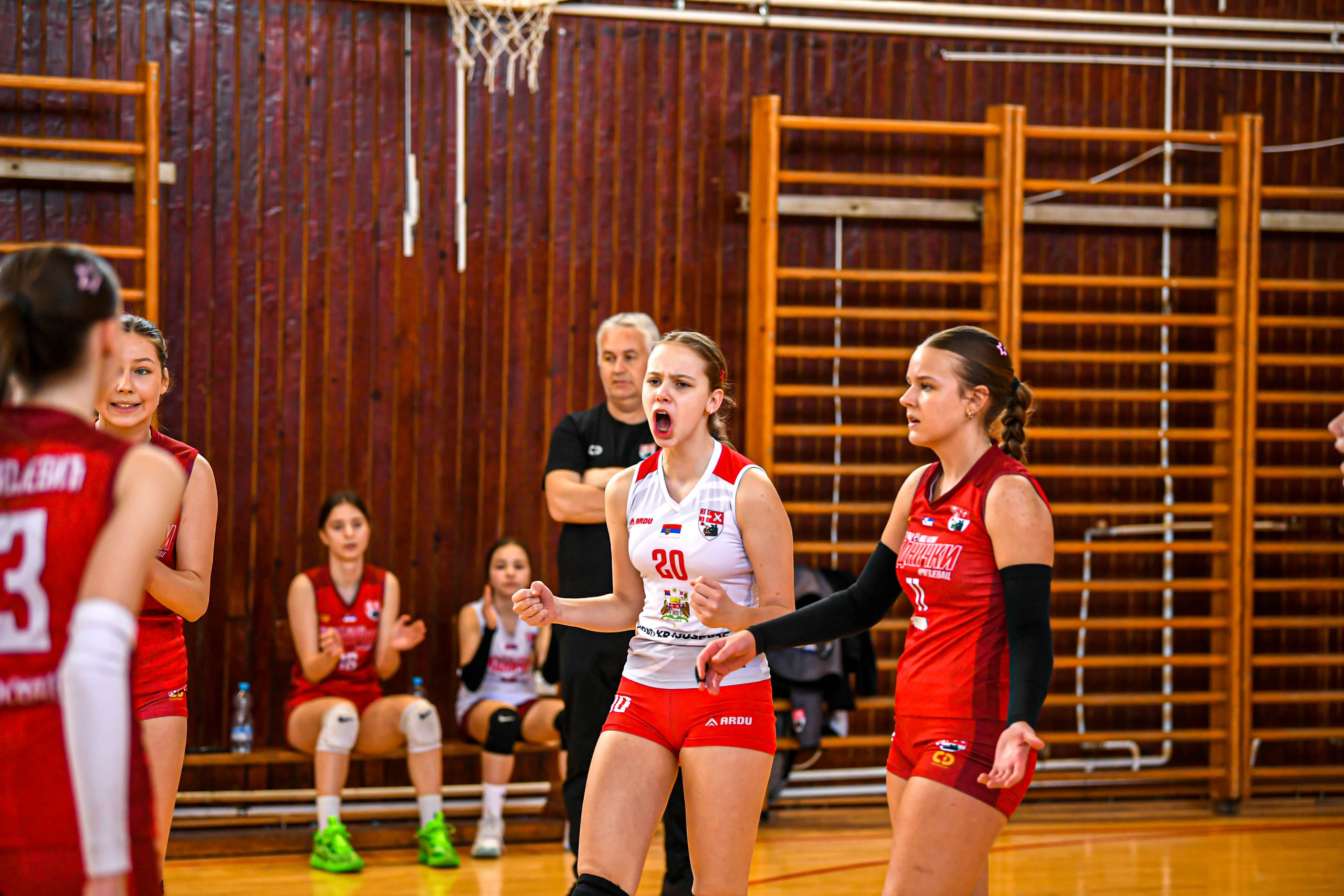 Odbojka 22.03.  Radnicki KG — BlockVolley JAG. Foto Simic Jagodina