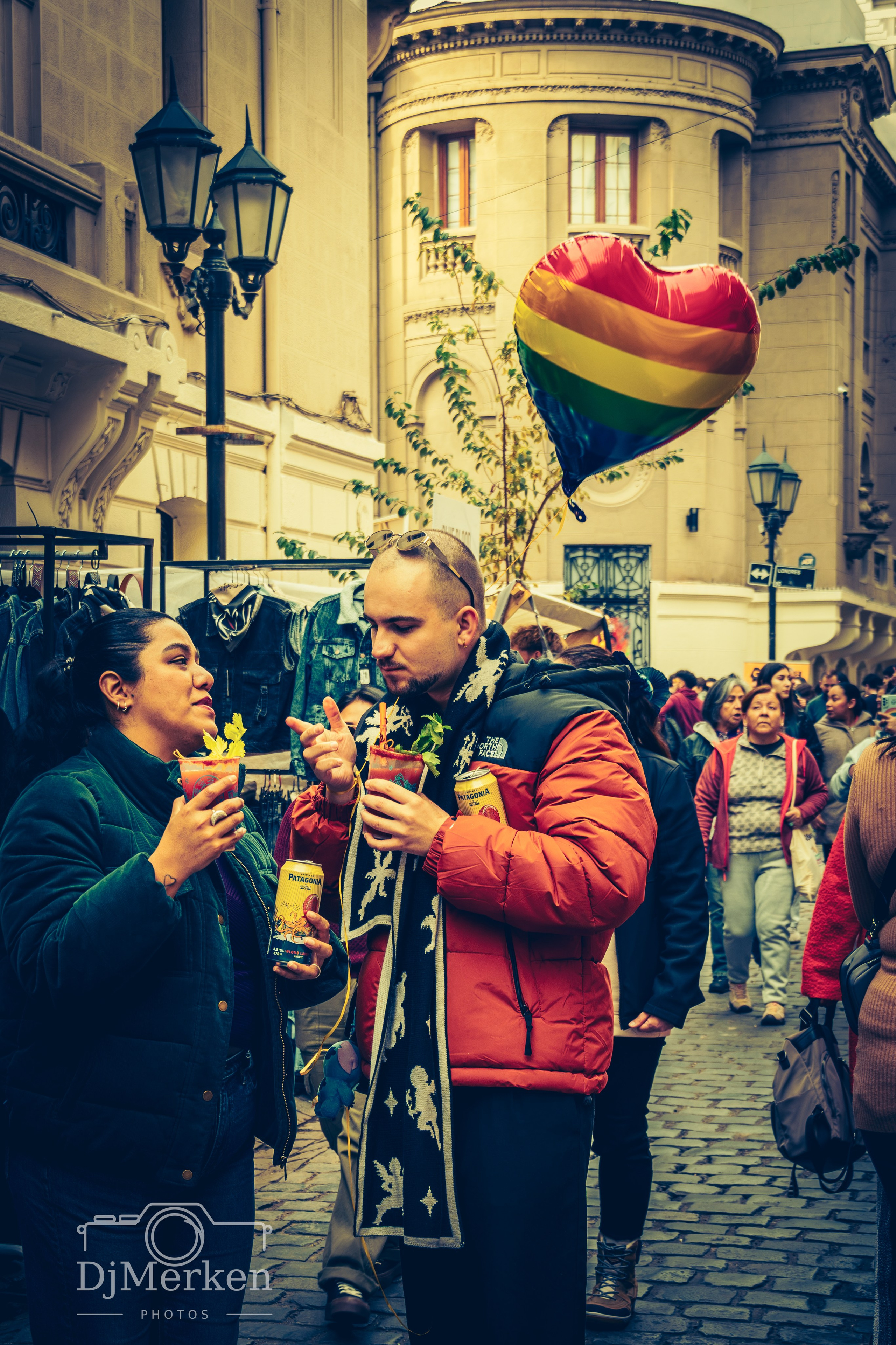 Mercado Paris-Londres - Santiago. Fotografía del día a día. Yuri Marín C
