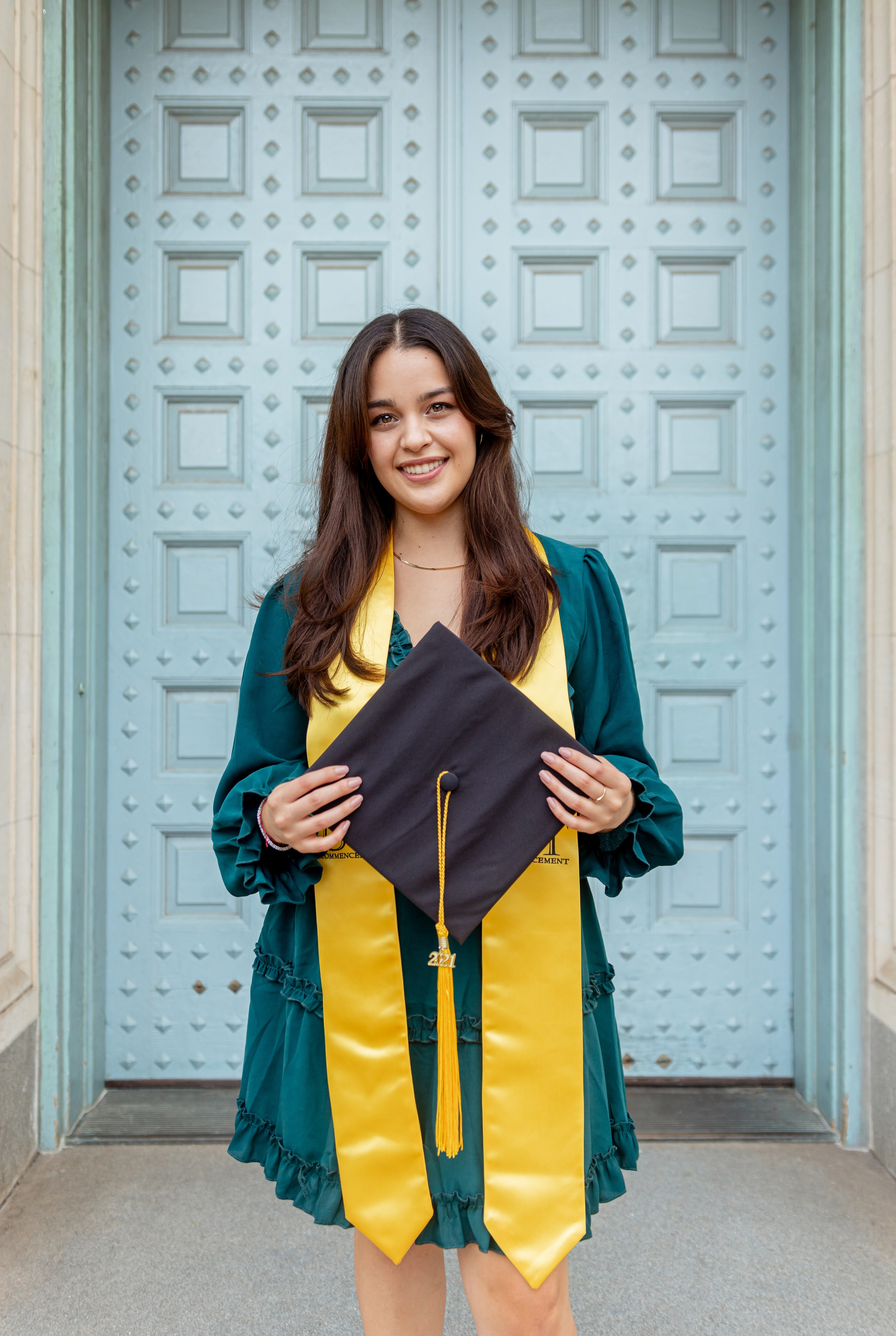 Monica’s graduation photoshoot at the University of Texas Austin