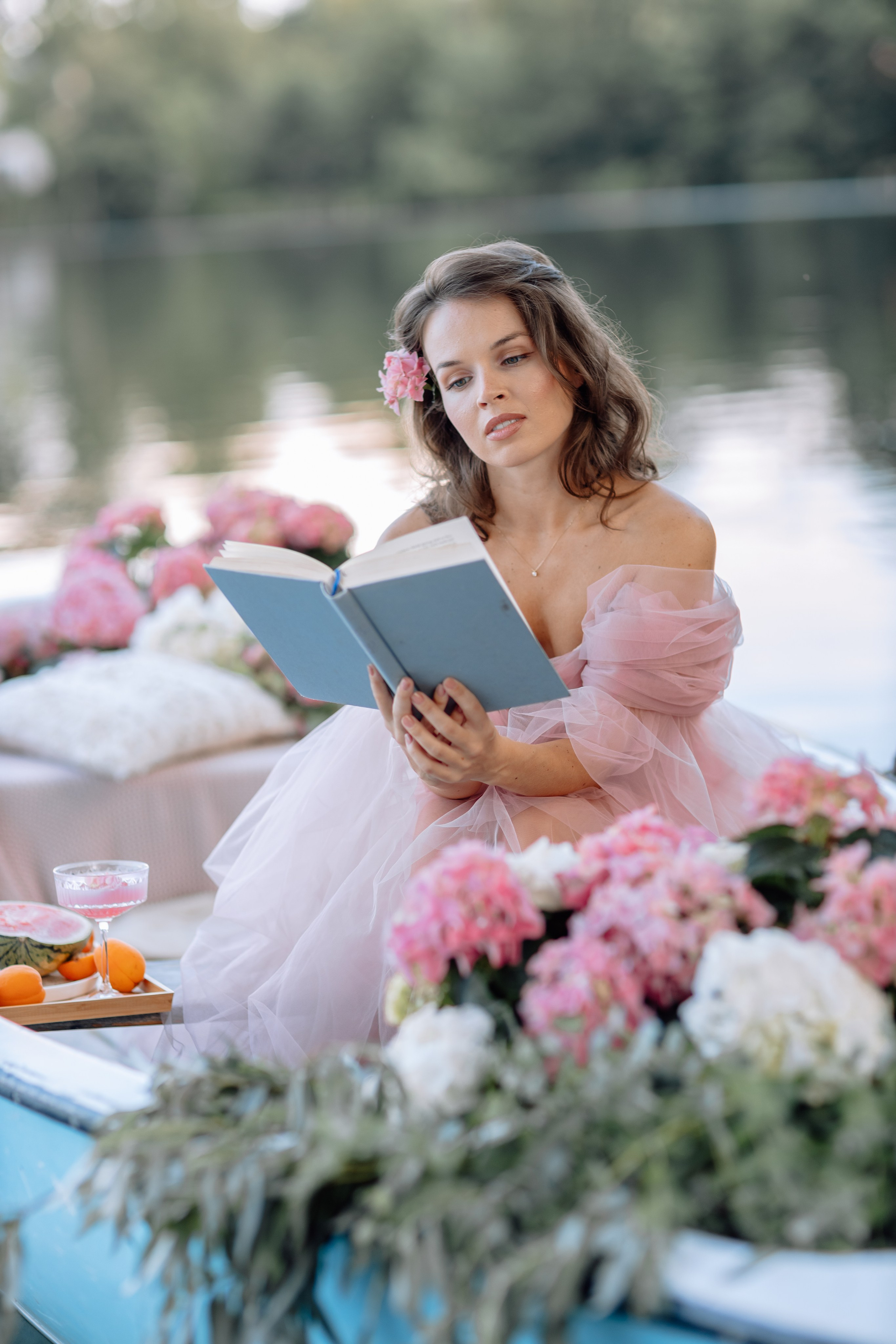 Das Boot mit Blumen. Hochzeitsfotograf München Taufe Familienfotograf Tanja Mauke