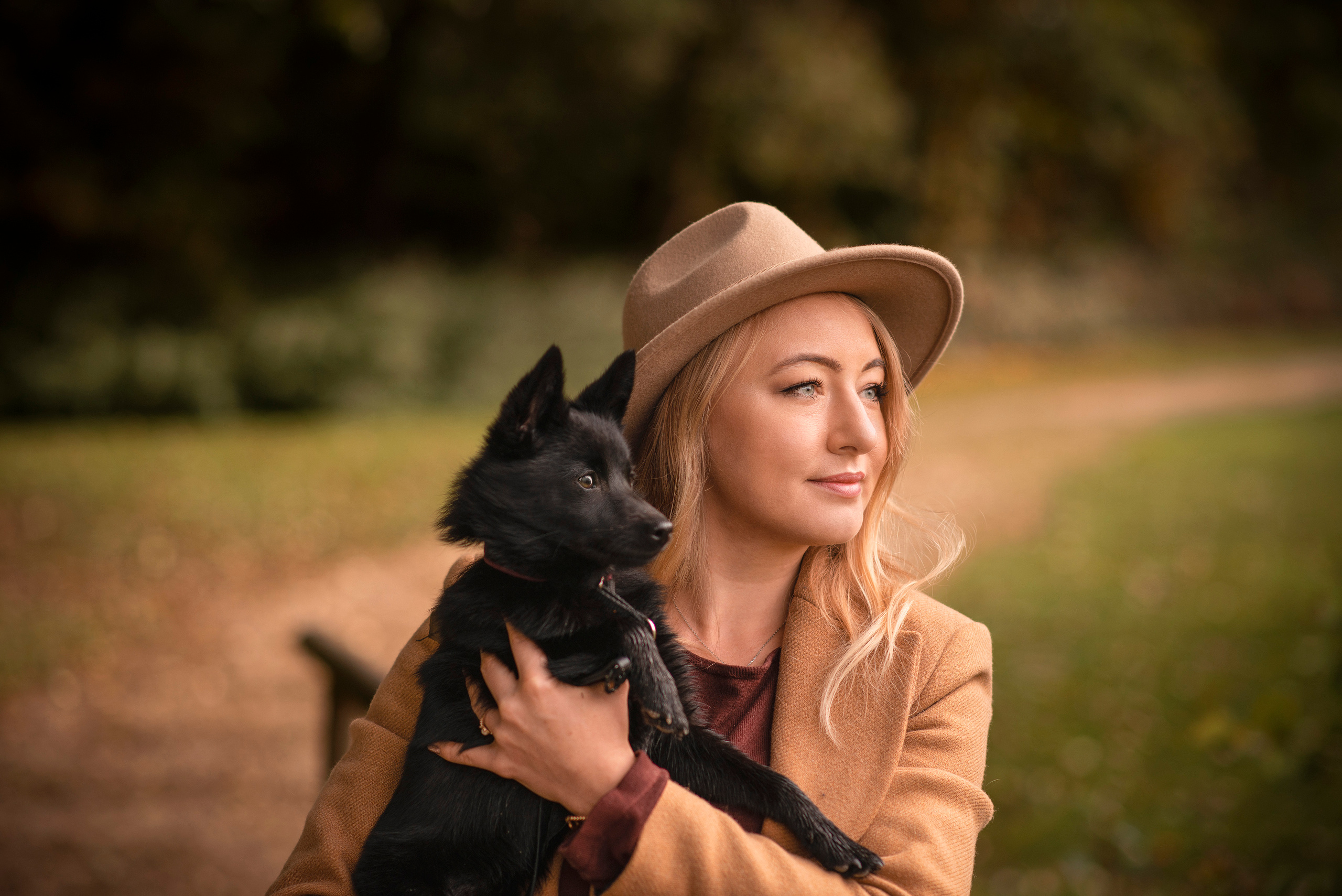 Tiere im Herbst. Tierfotografie und Familienfotografie in der Hallertau