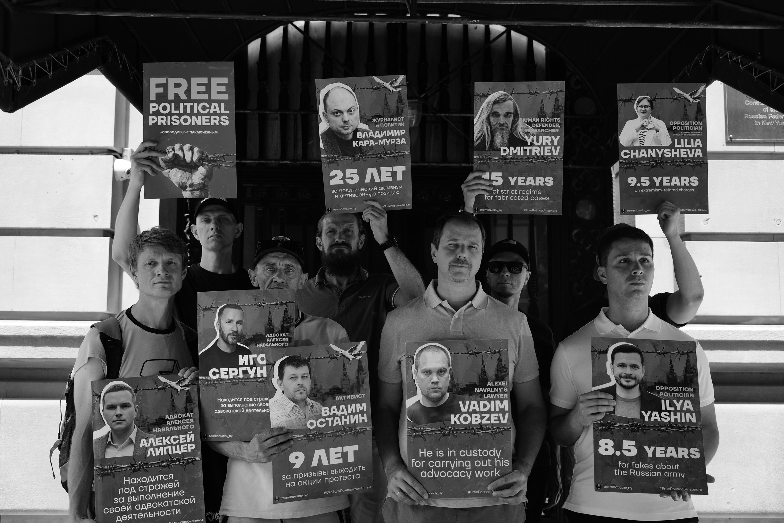 Rallies of team Navalny NY. Photographer New York / Los Angeles