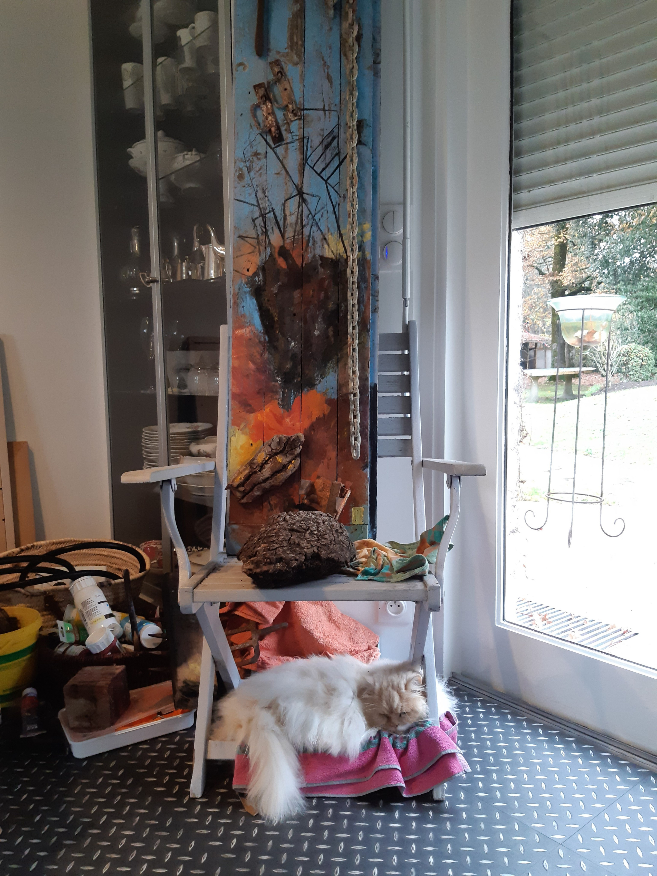 Backstage. Anne-Flore REY, Artist — Painter and Sculptor in TOULOUSE (FR)