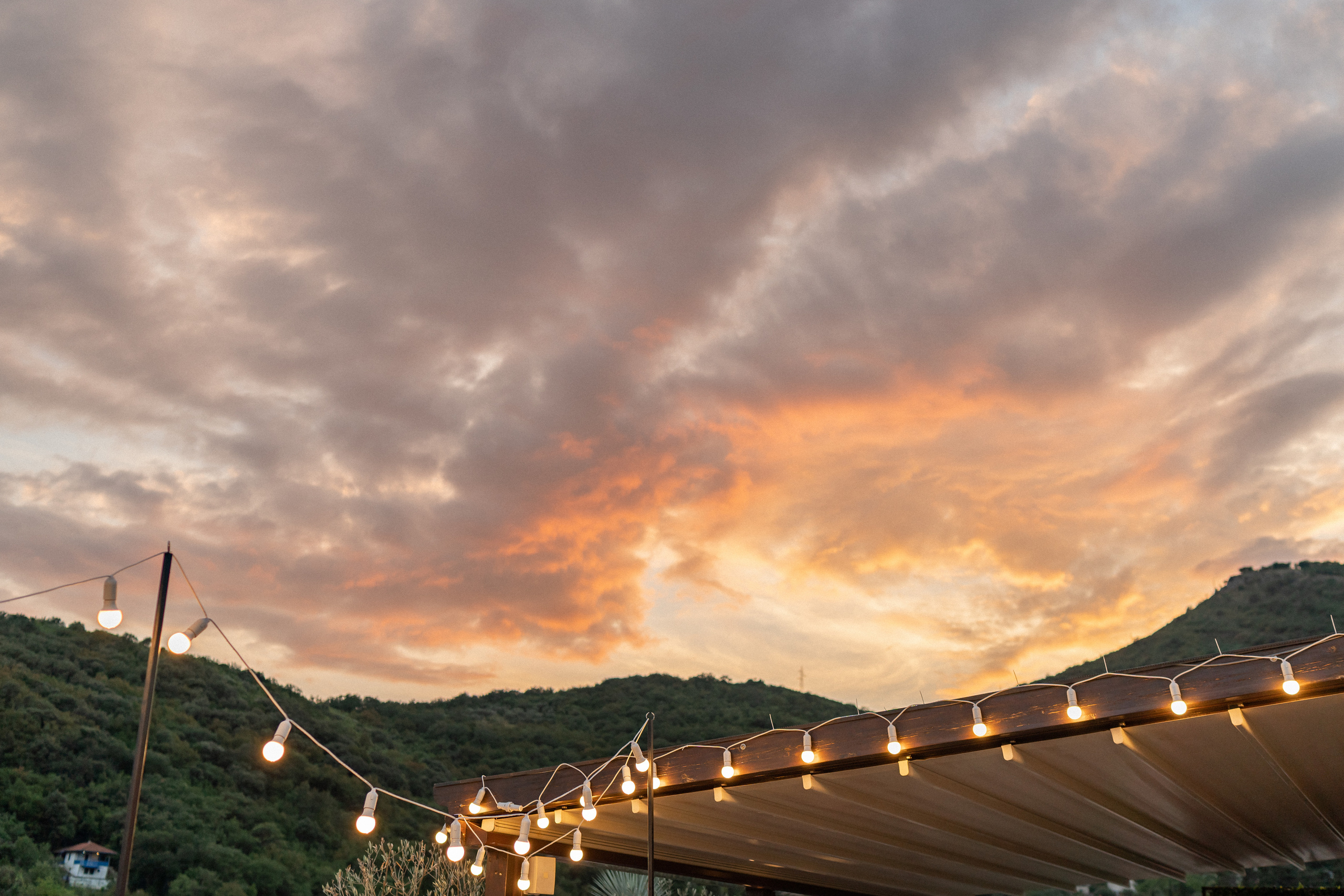 Свадьба в Черногории — Отель Caza Del Mare и фейерверк у моря