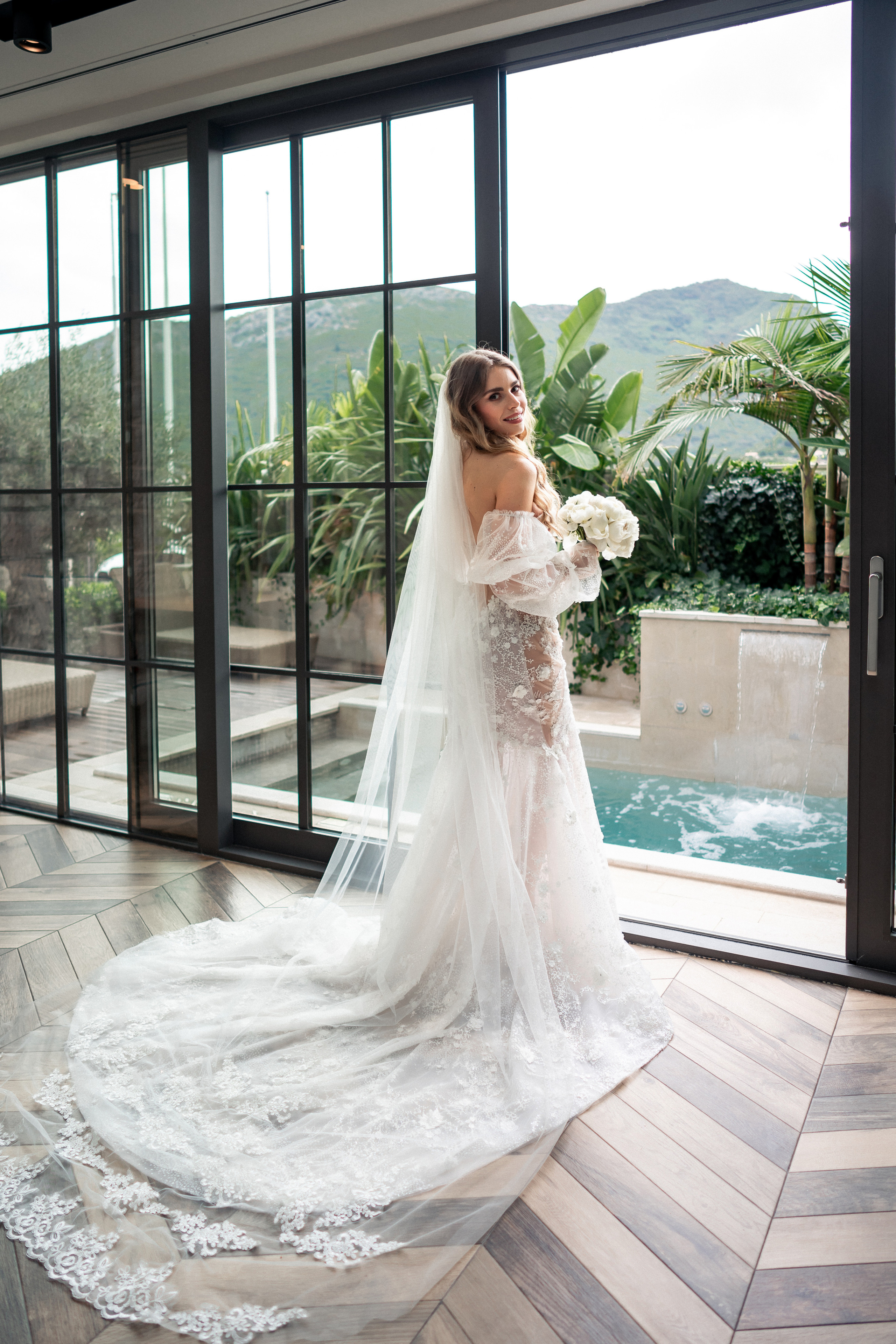 Свадьба в Черногории — Отель Caza Del Mare и фейерверк у моря