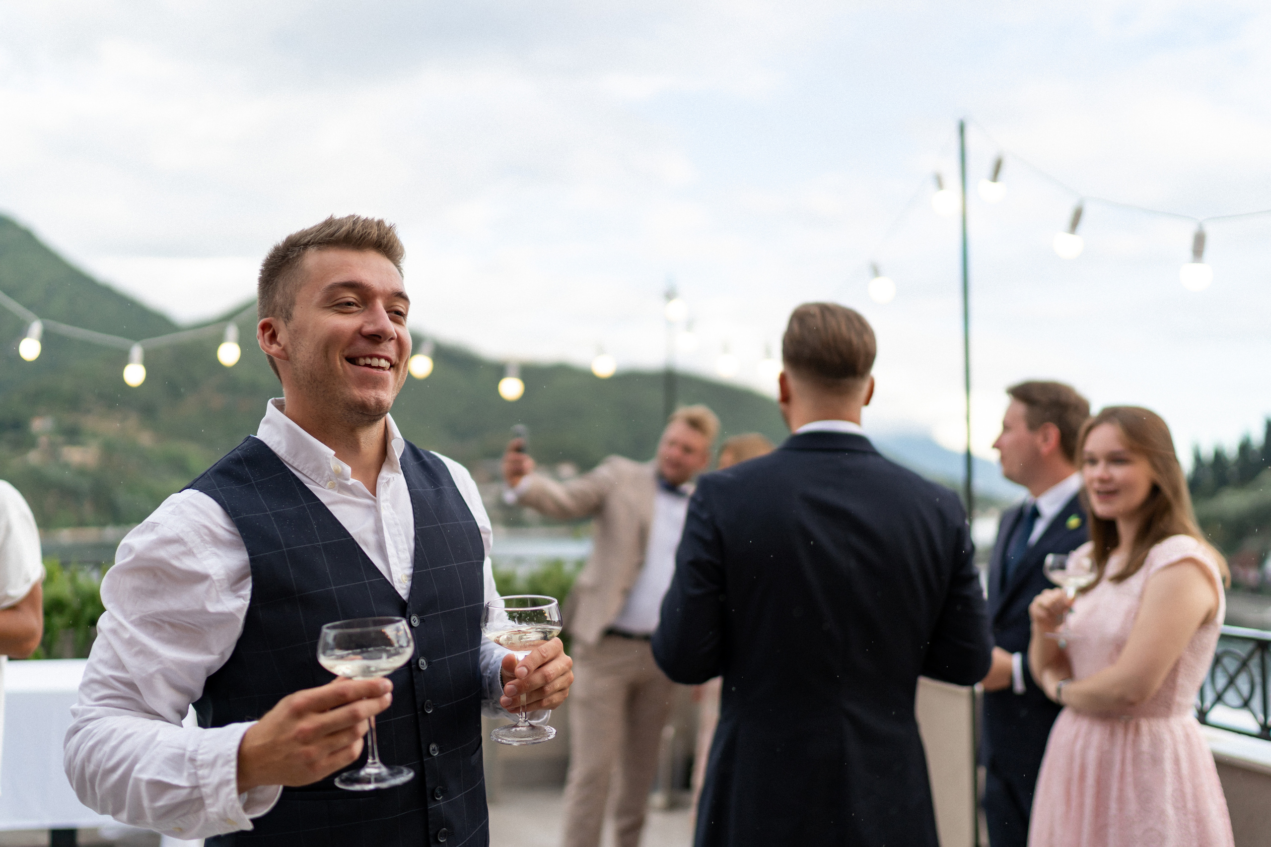 Свадьба в Черногории — Отель Caza Del Mare и фейерверк у моря