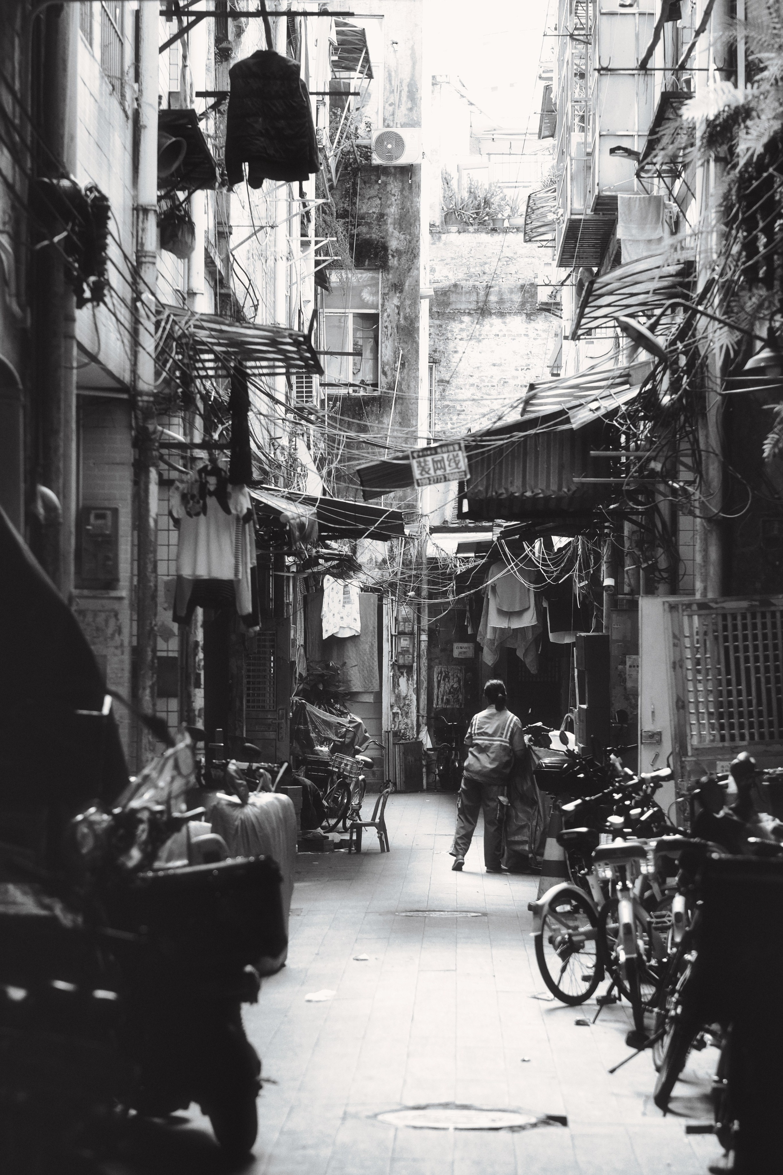 Alley of Shadows on Beijing Lu Street, Guangzhou City