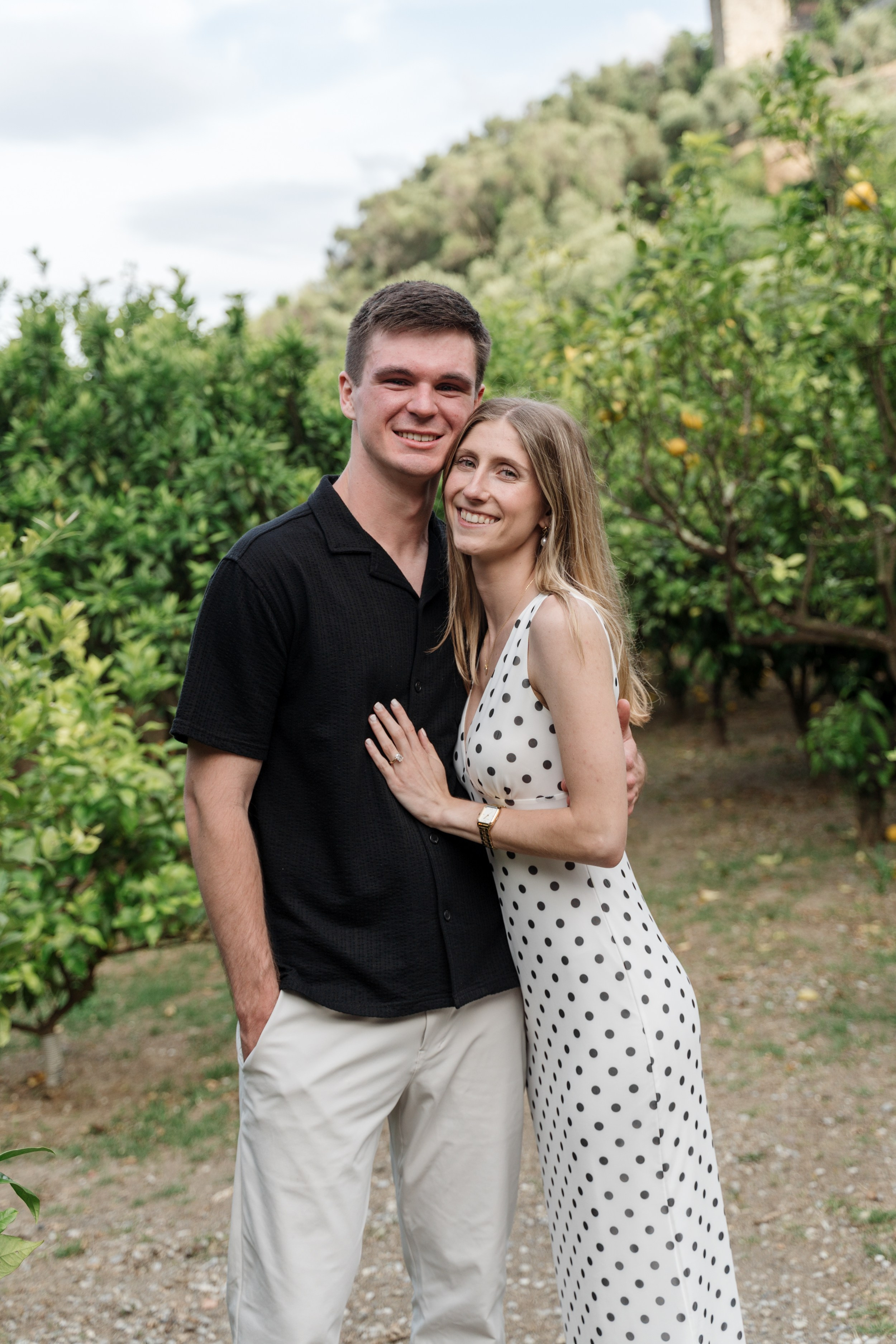 Secret Proposal at a Winery. Lake Como Proposal Photographer | Surprise Proposals & Engagements