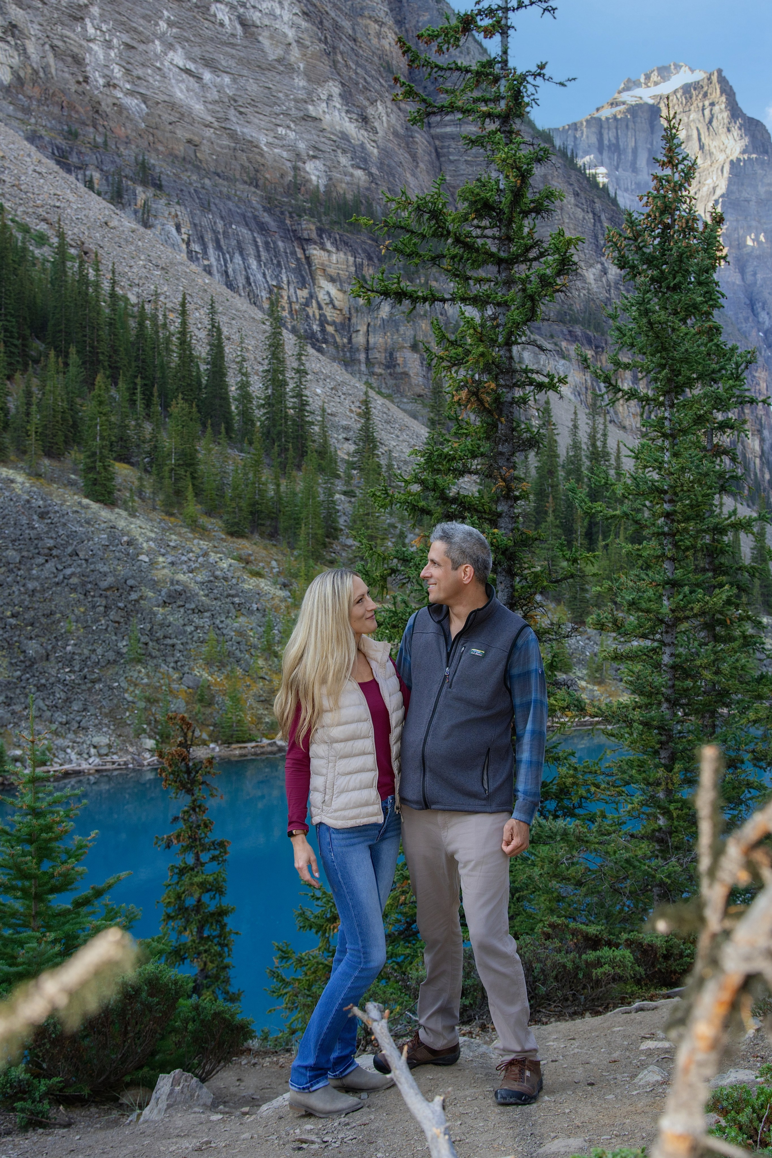 Delwin & Chelsea Engagement — Moraine Lake Photoshoot