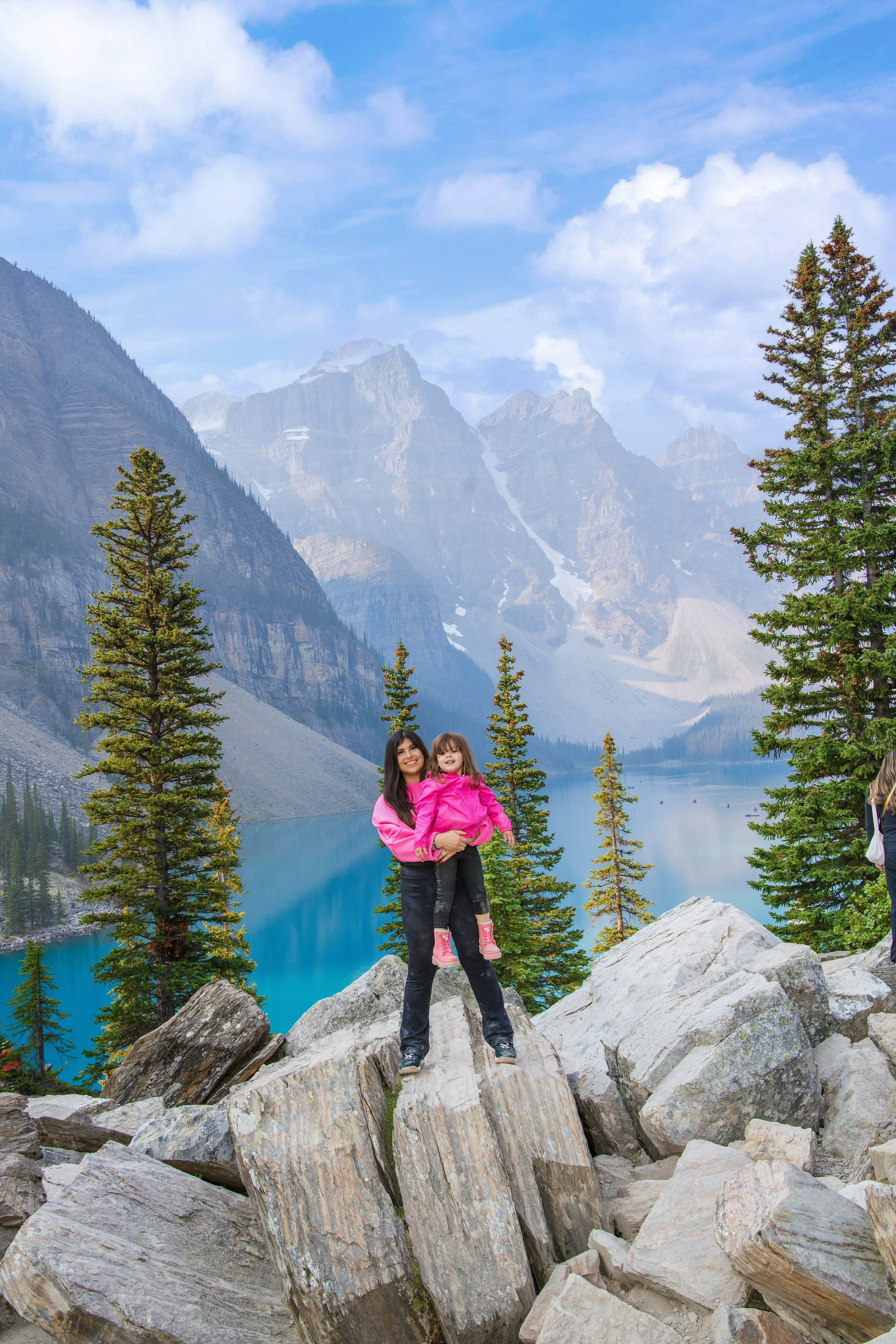 Zoe’s Family Photo Session Moraine Lake, Banff, Alberta, Canada