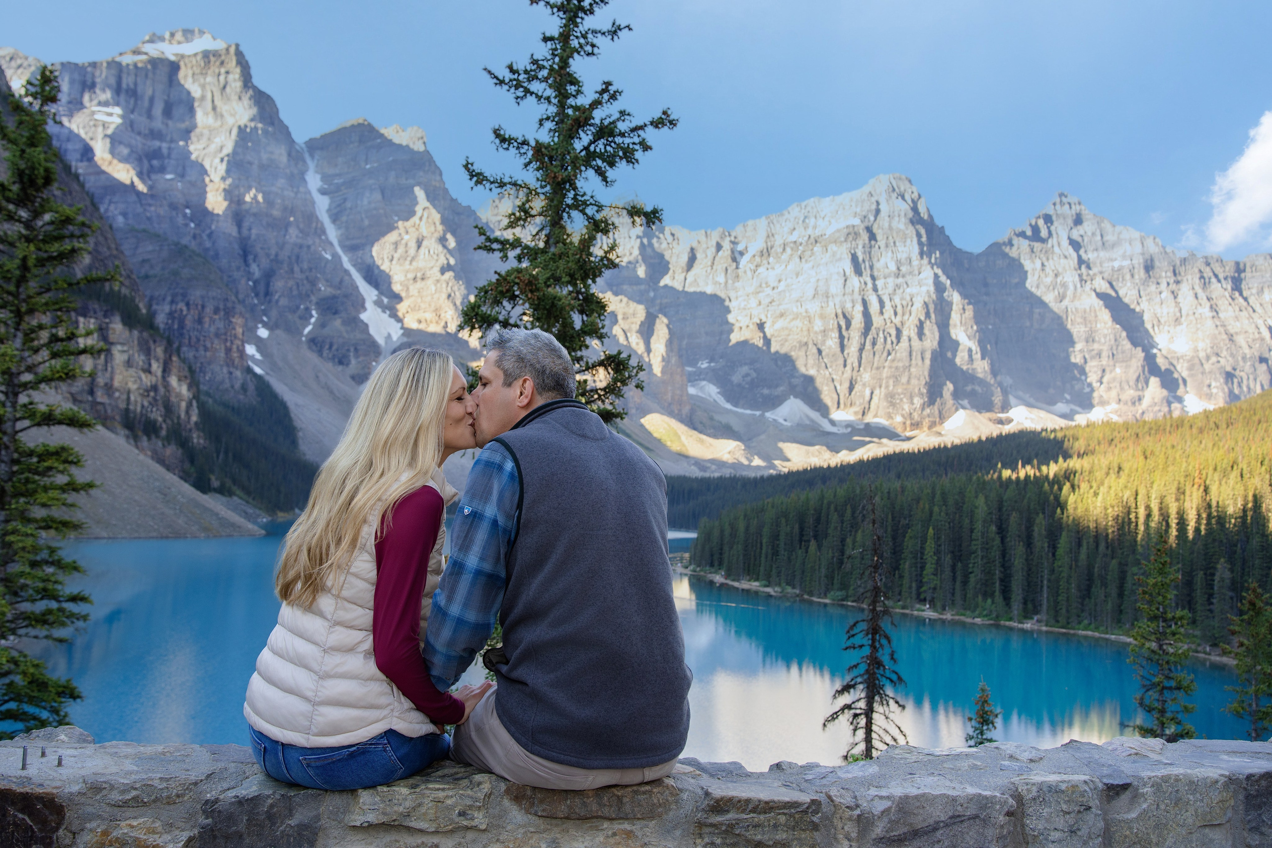 Delwin & Chelsea Engagement — Moraine Lake Photoshoot