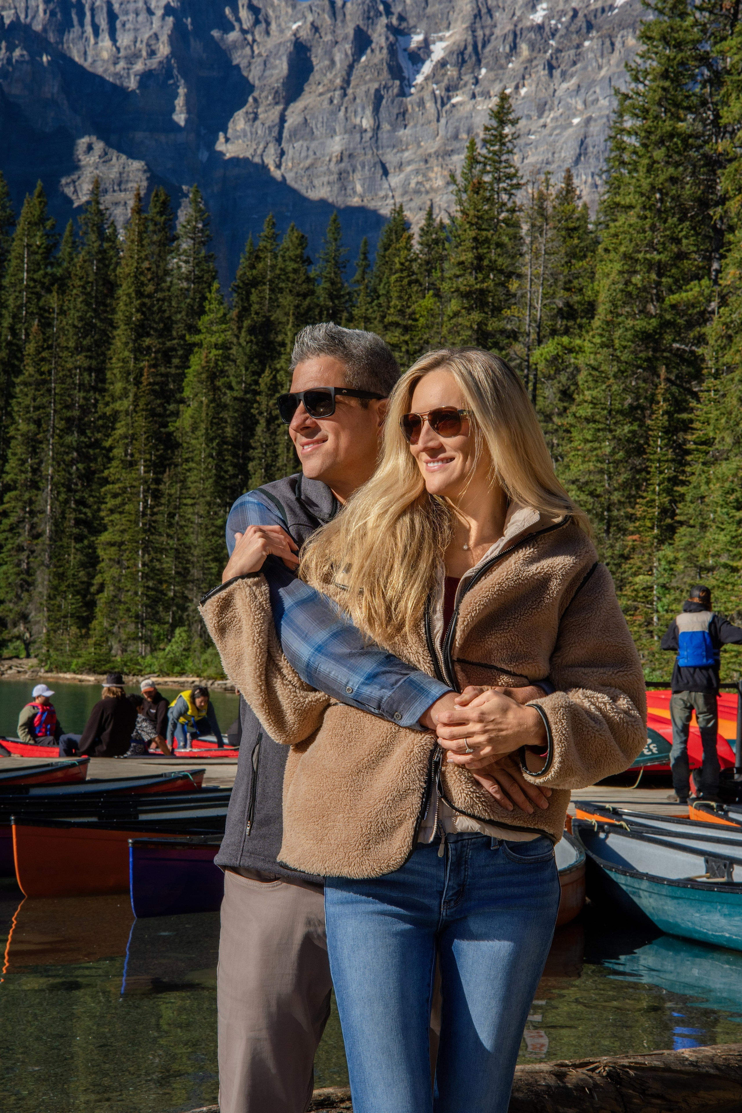Delwin & Chelsea Engagement — Moraine Lake Photoshoot
