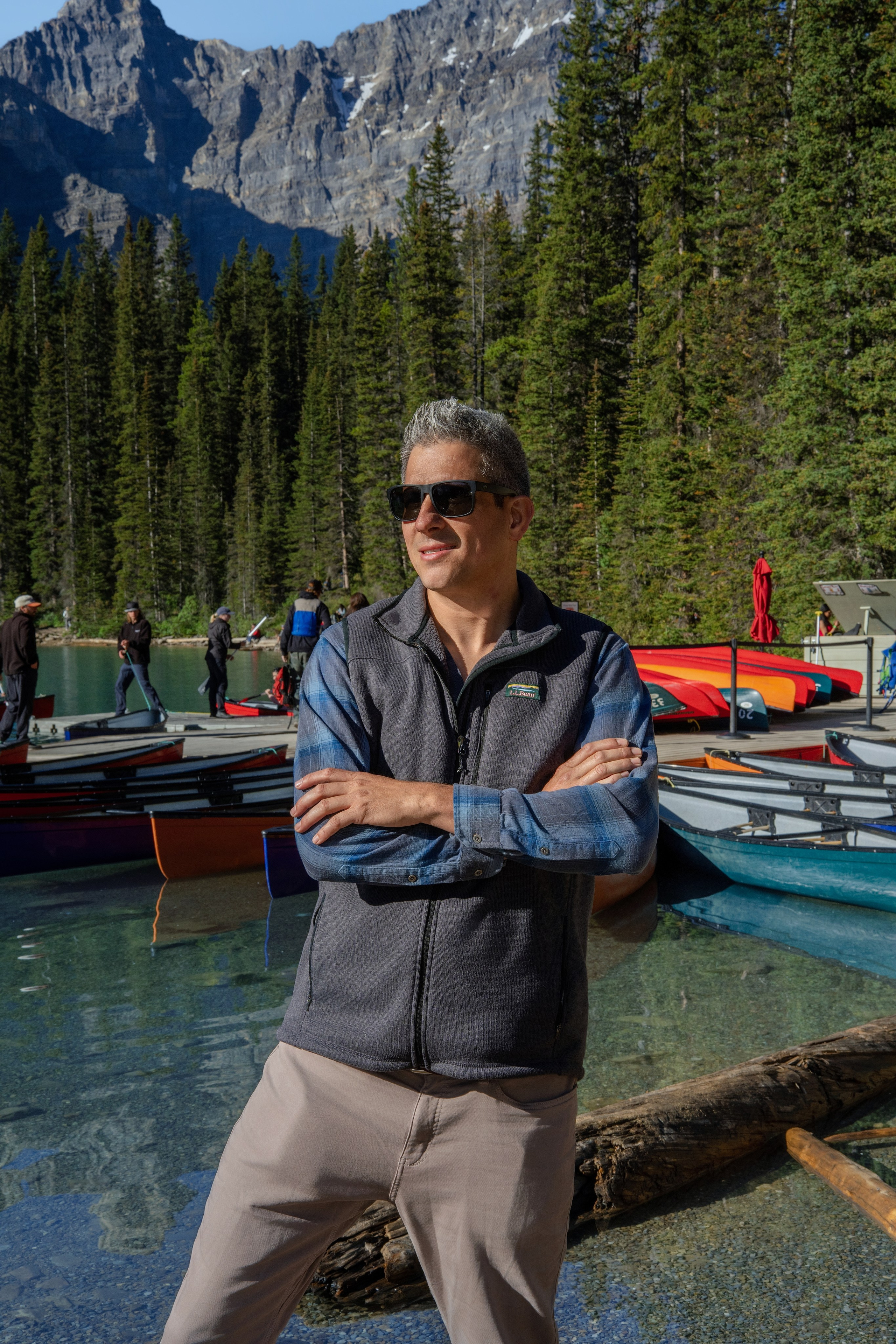 Delwin & Chelsea Engagement — Moraine Lake Photoshoot