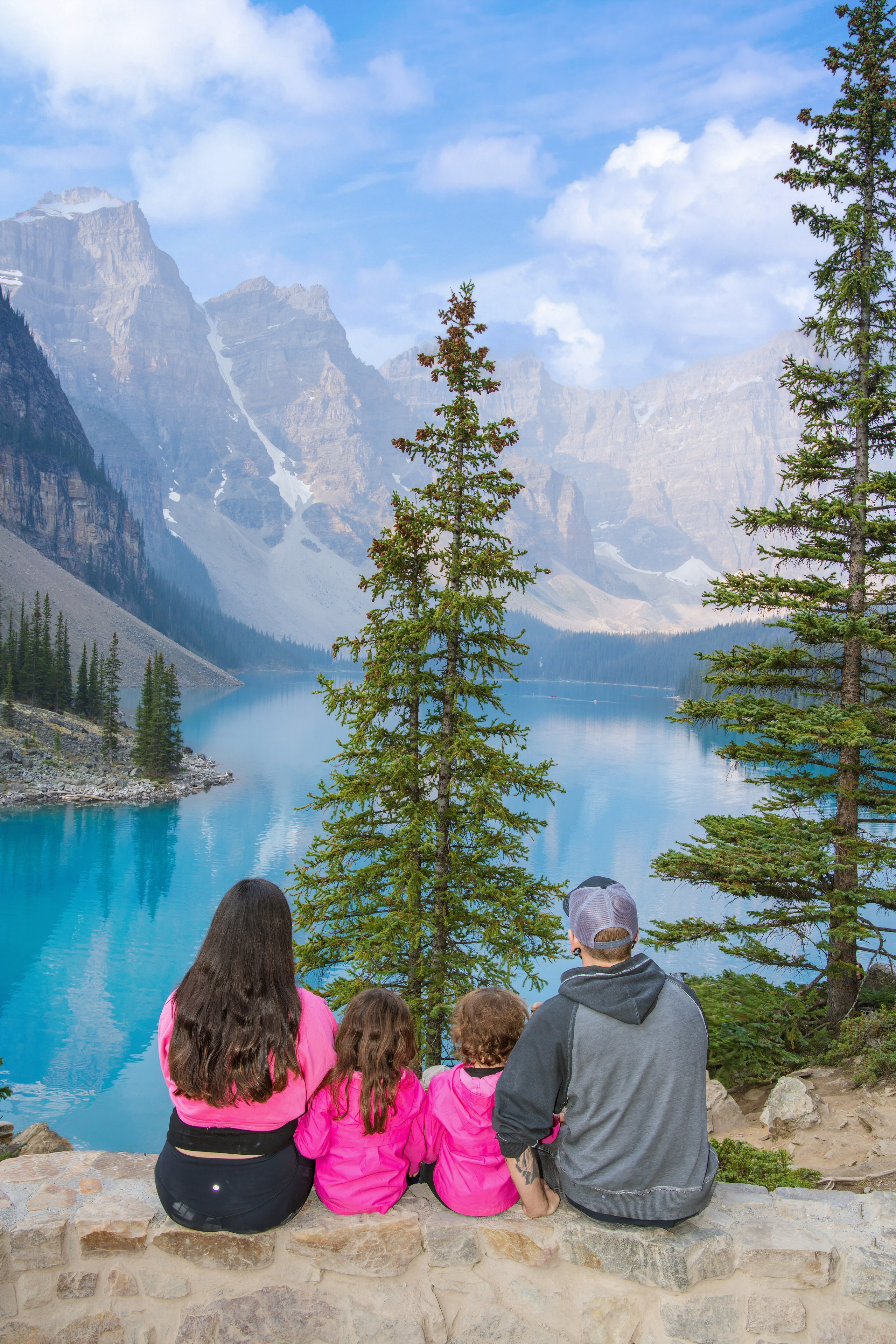 Zoe’s Family Photo Session Moraine Lake, Banff, Alberta, Canada