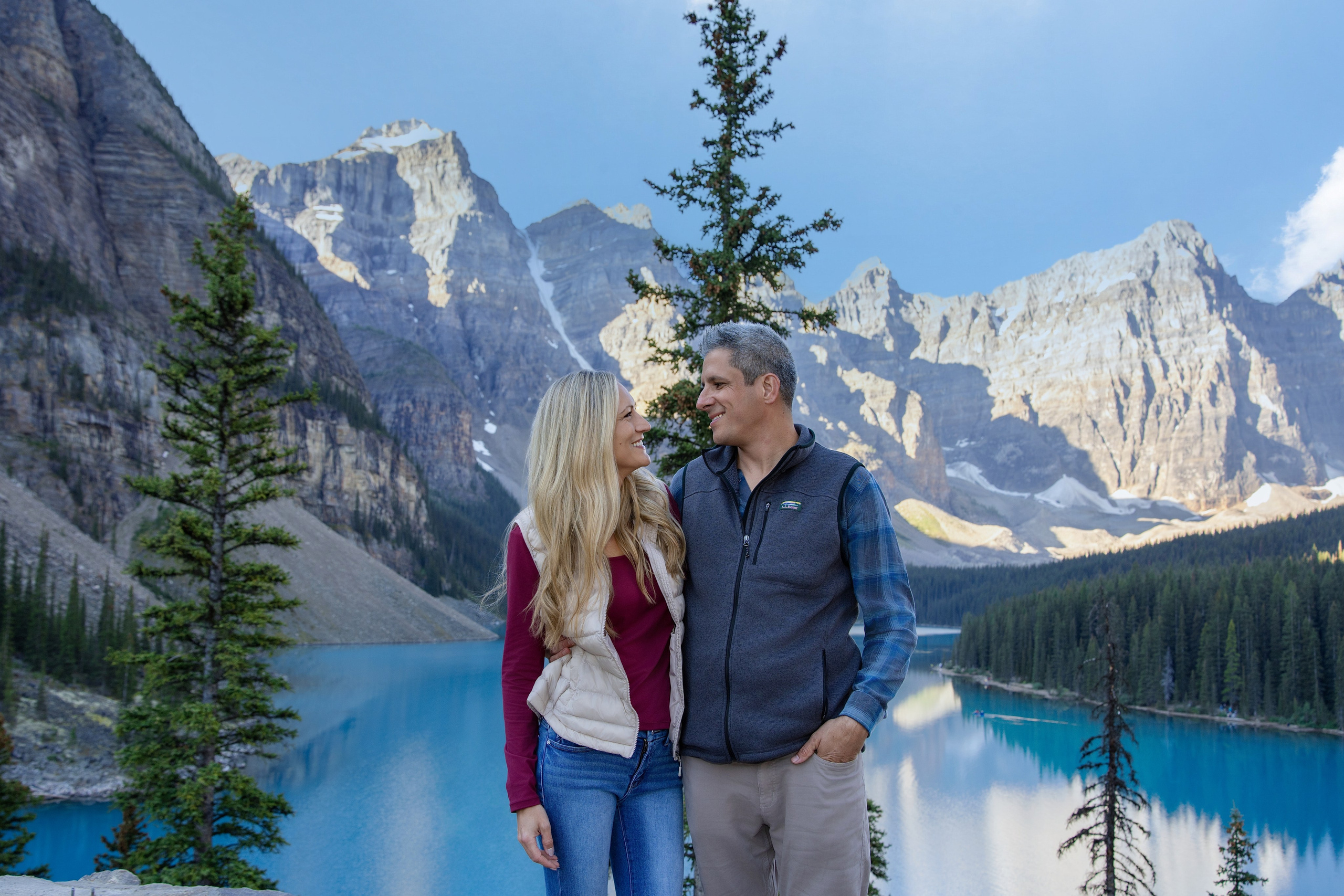 Delwin & Chelsea Engagement — Moraine Lake Photoshoot