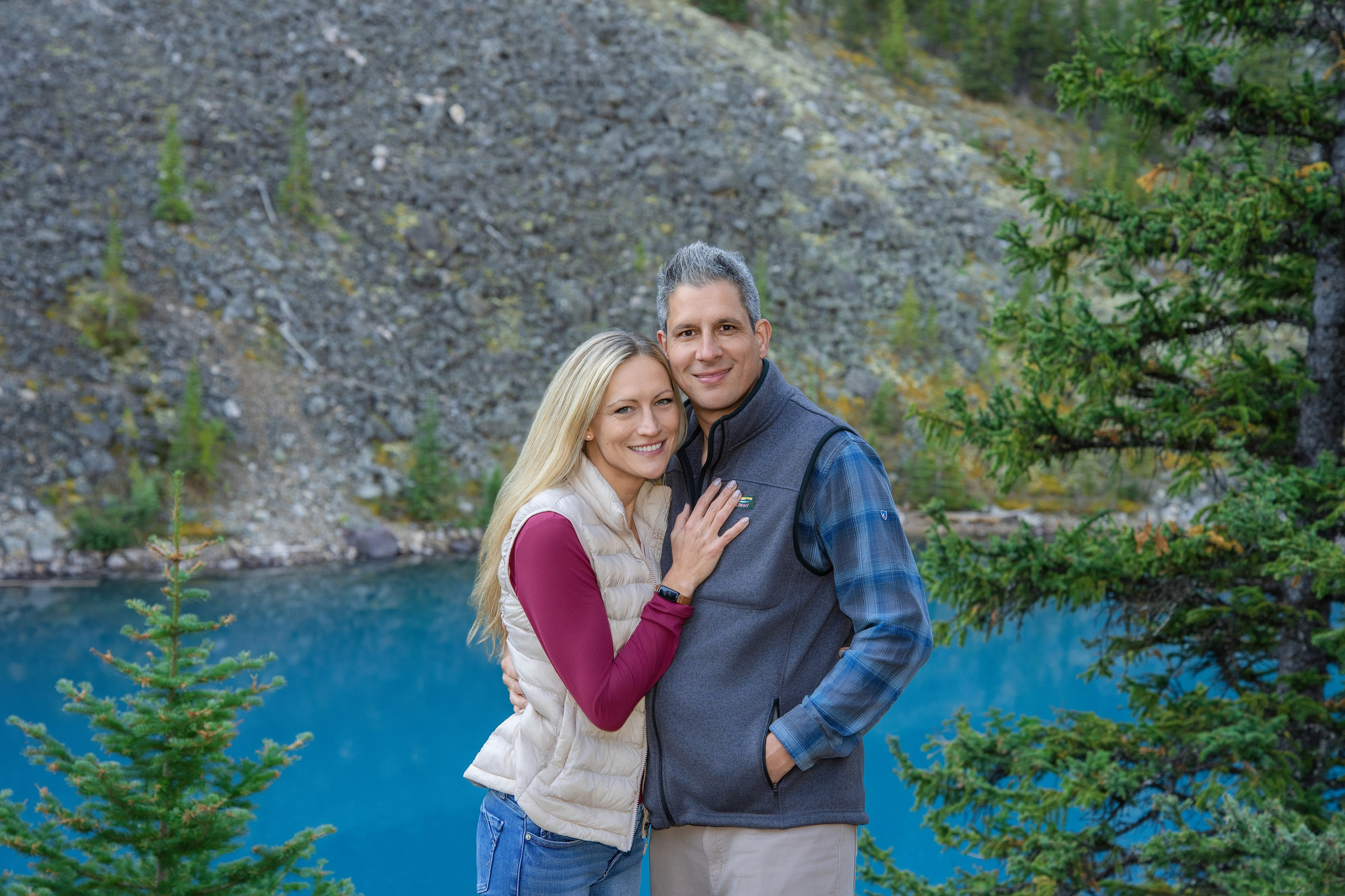 Delwin & Chelsea Engagement — Moraine Lake Photoshoot