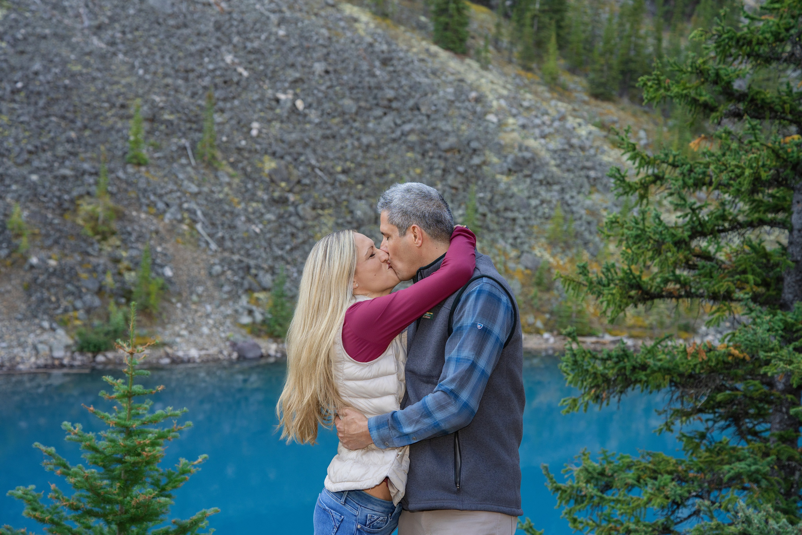 Delwin & Chelsea Engagement — Moraine Lake Photoshoot