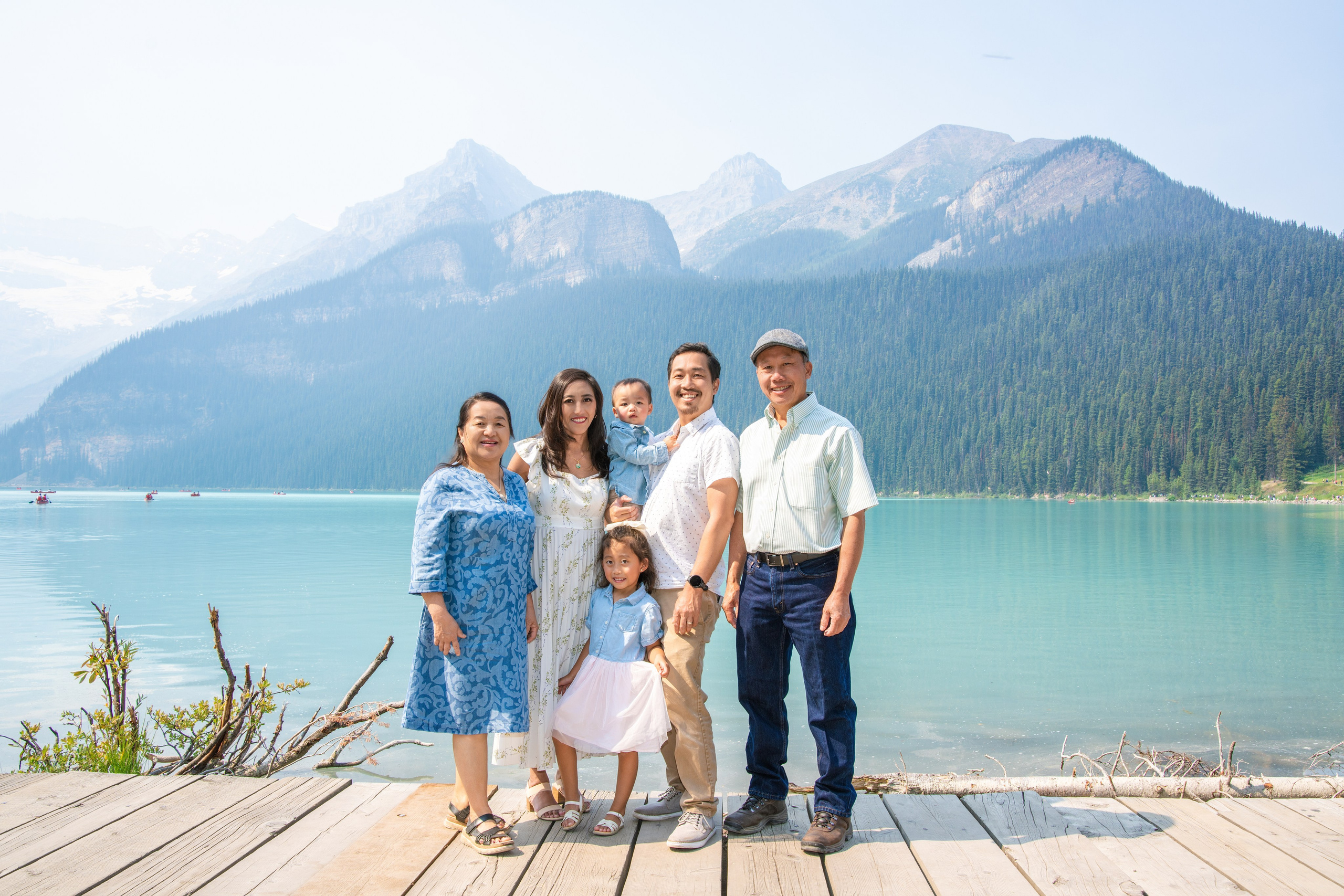 Bouakou’s Family Lake Louise, AB, Canada