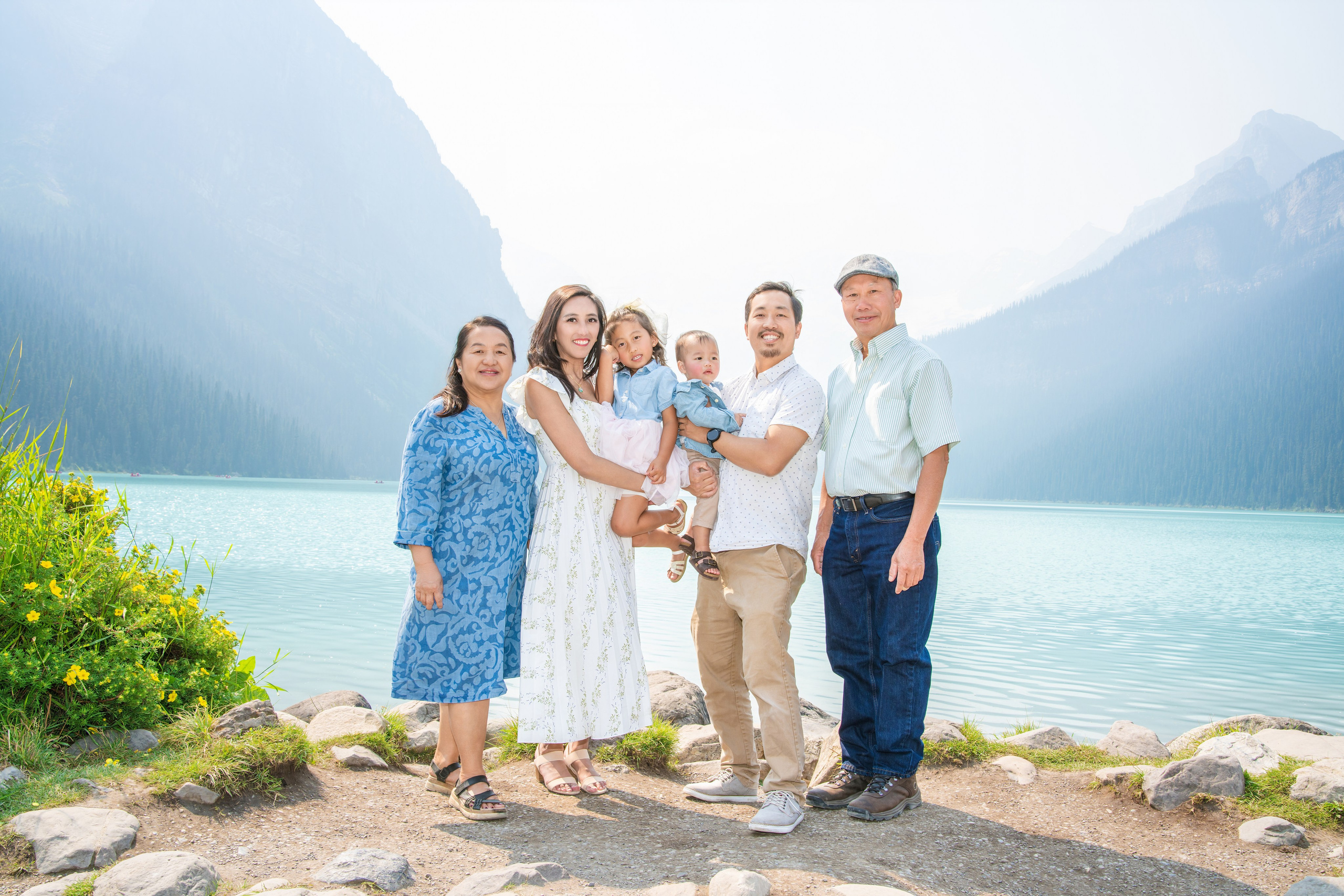 Bouakou’s Family Lake Louise, AB, Canada
