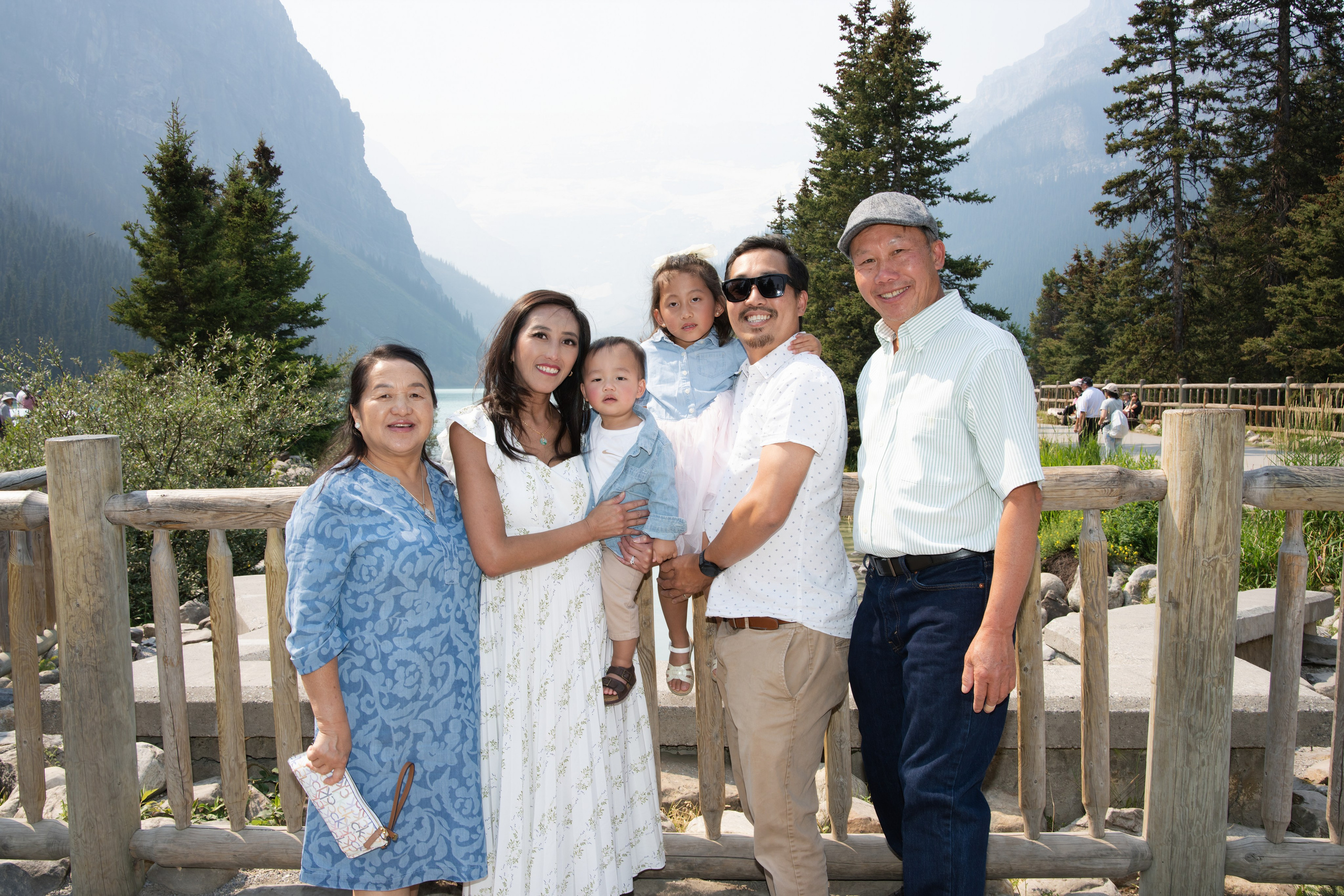 Bouakou’s Family Lake Louise, AB, Canada