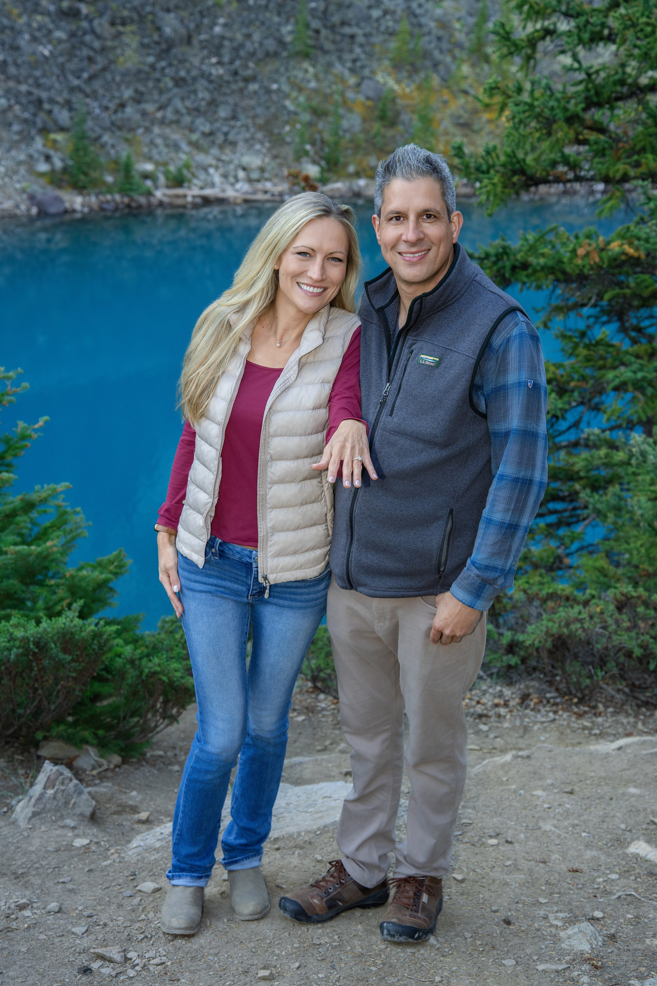Delwin & Chelsea Engagement — Moraine Lake Photoshoot