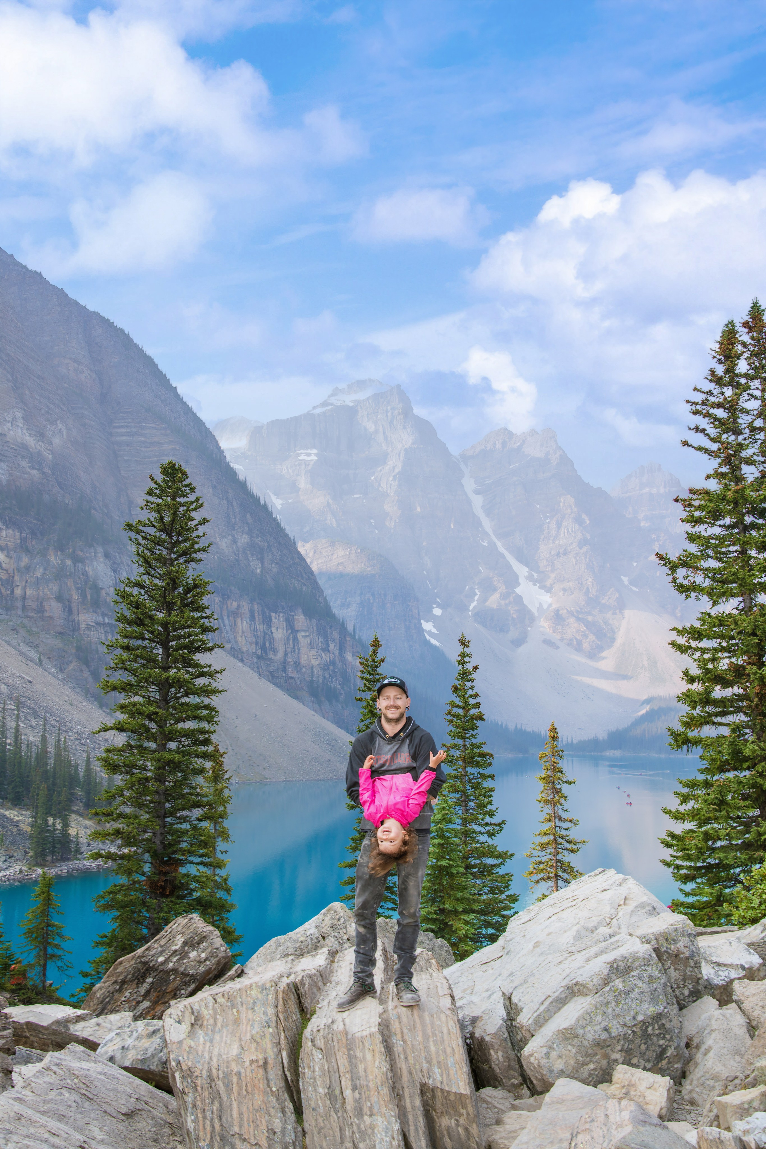 Zoe’s Family Photo Session Moraine Lake, Banff, Alberta, Canada