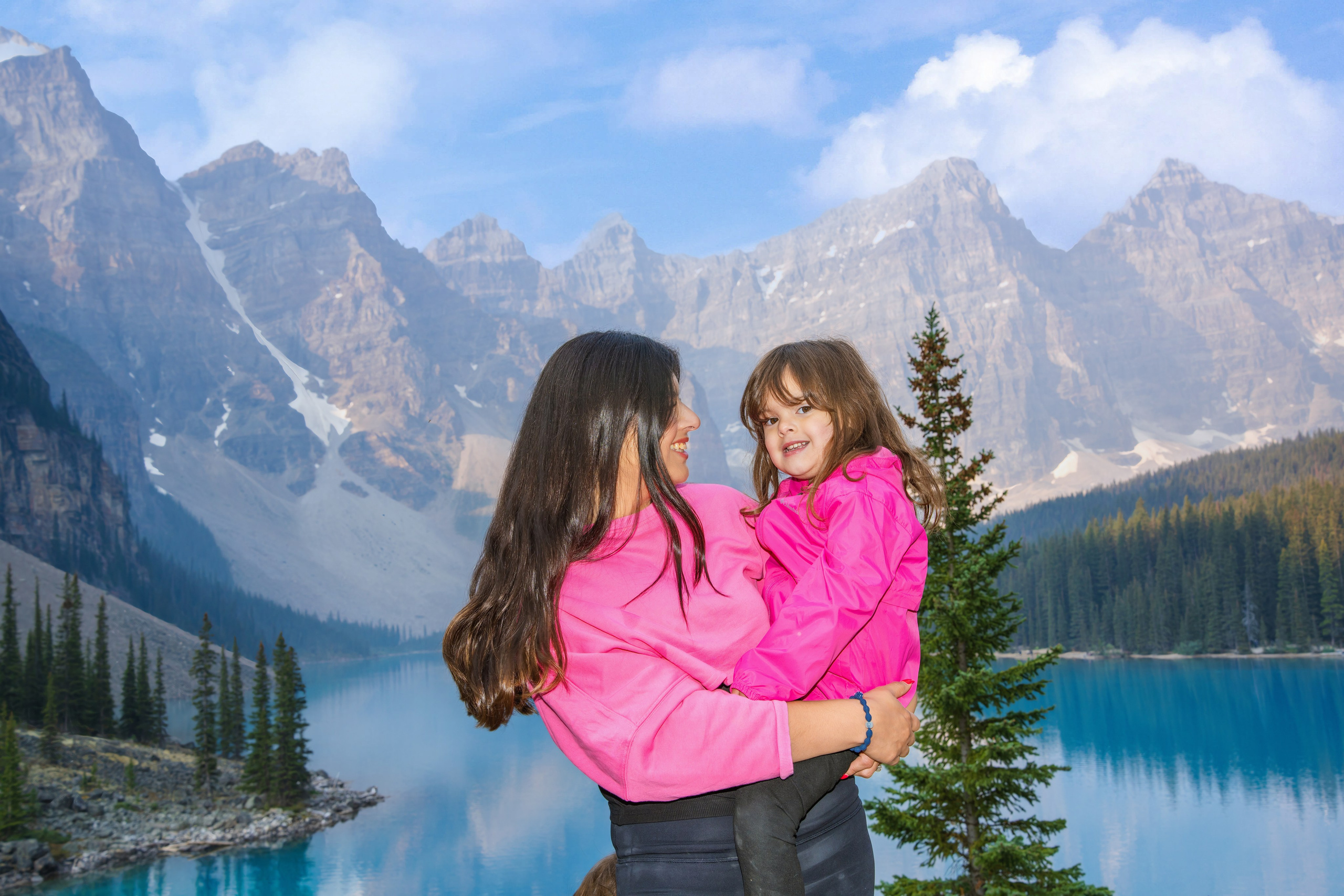 Zoe’s Family Photo Session Moraine Lake, Banff, Alberta, Canada
