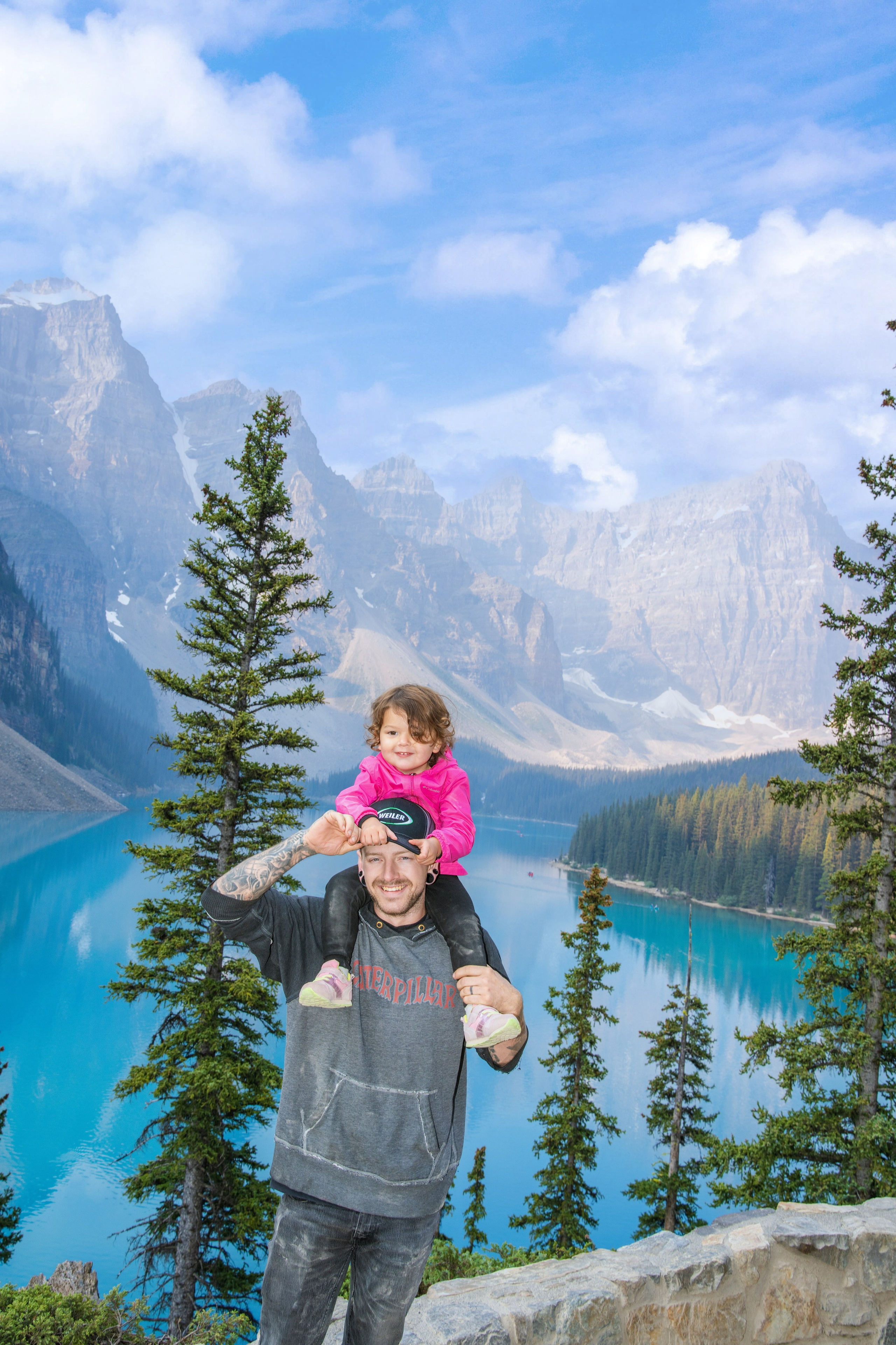 Zoe’s Family Photo Session Moraine Lake, Banff, Alberta, Canada
