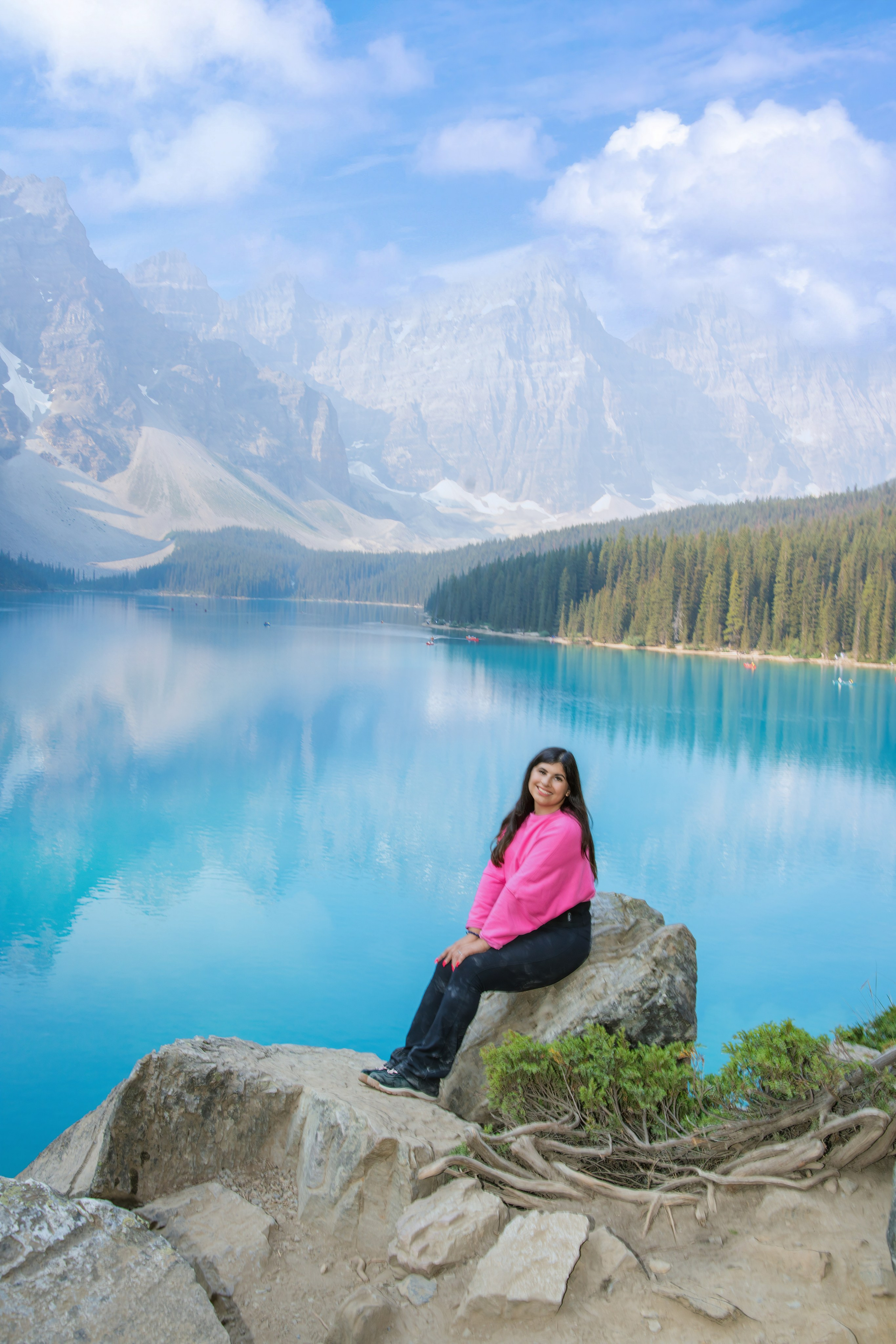 Zoe’s Family Photo Session Moraine Lake, Banff, Alberta, Canada