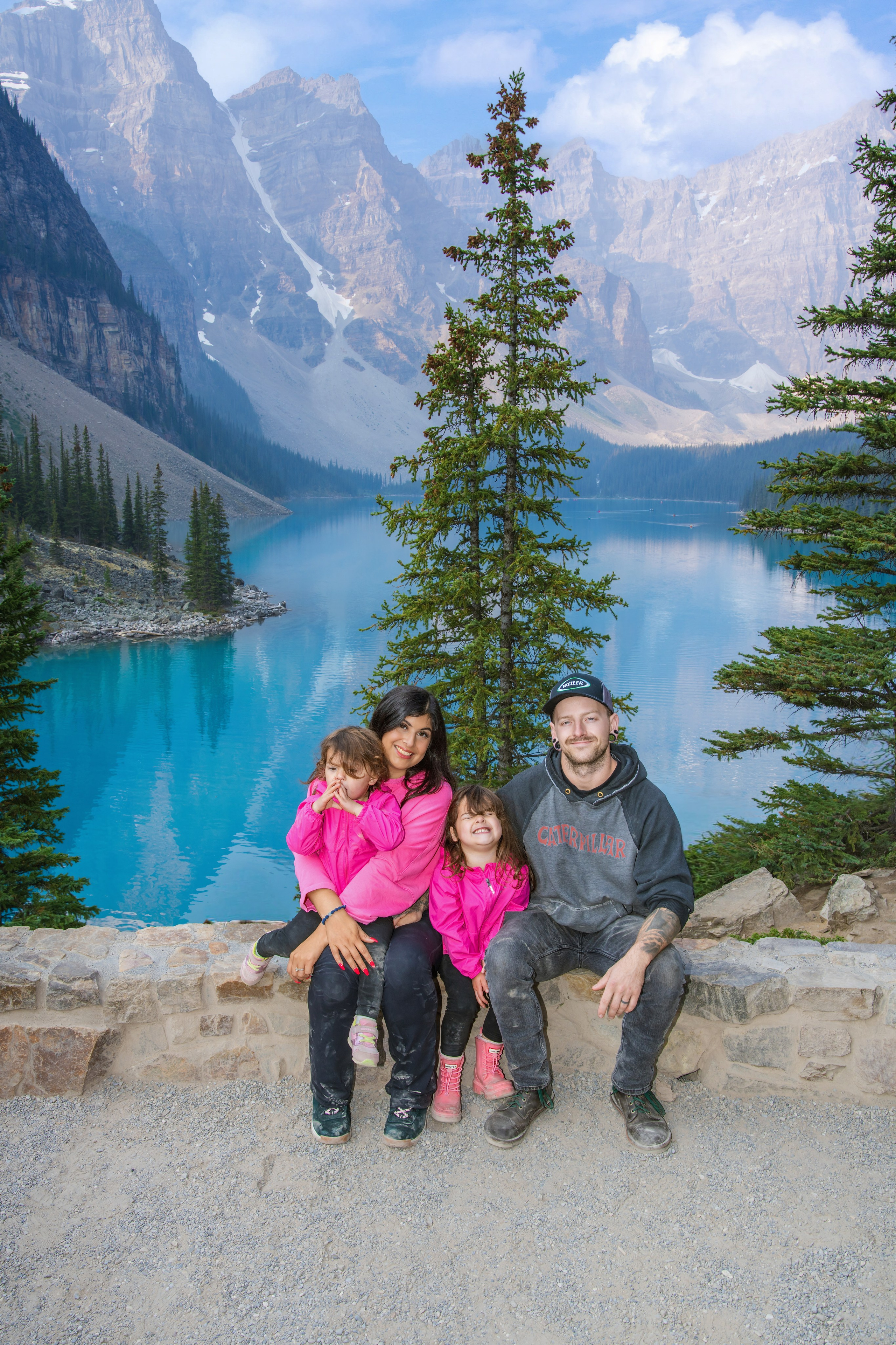 Zoe’s Family Photo Session Moraine Lake, Banff, Alberta, Canada