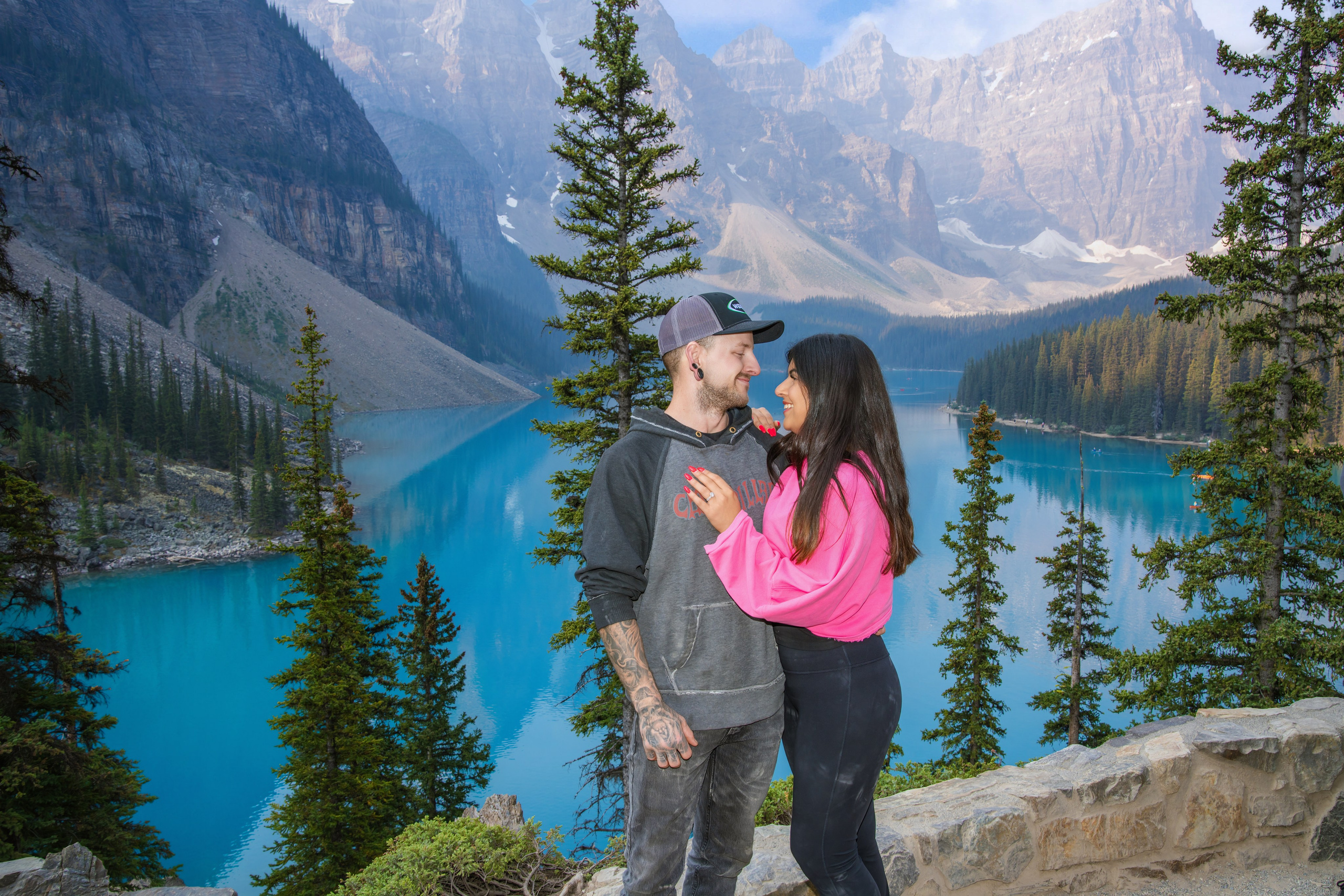 Zoe’s Family Photo Session Moraine Lake, Banff, Alberta, Canada