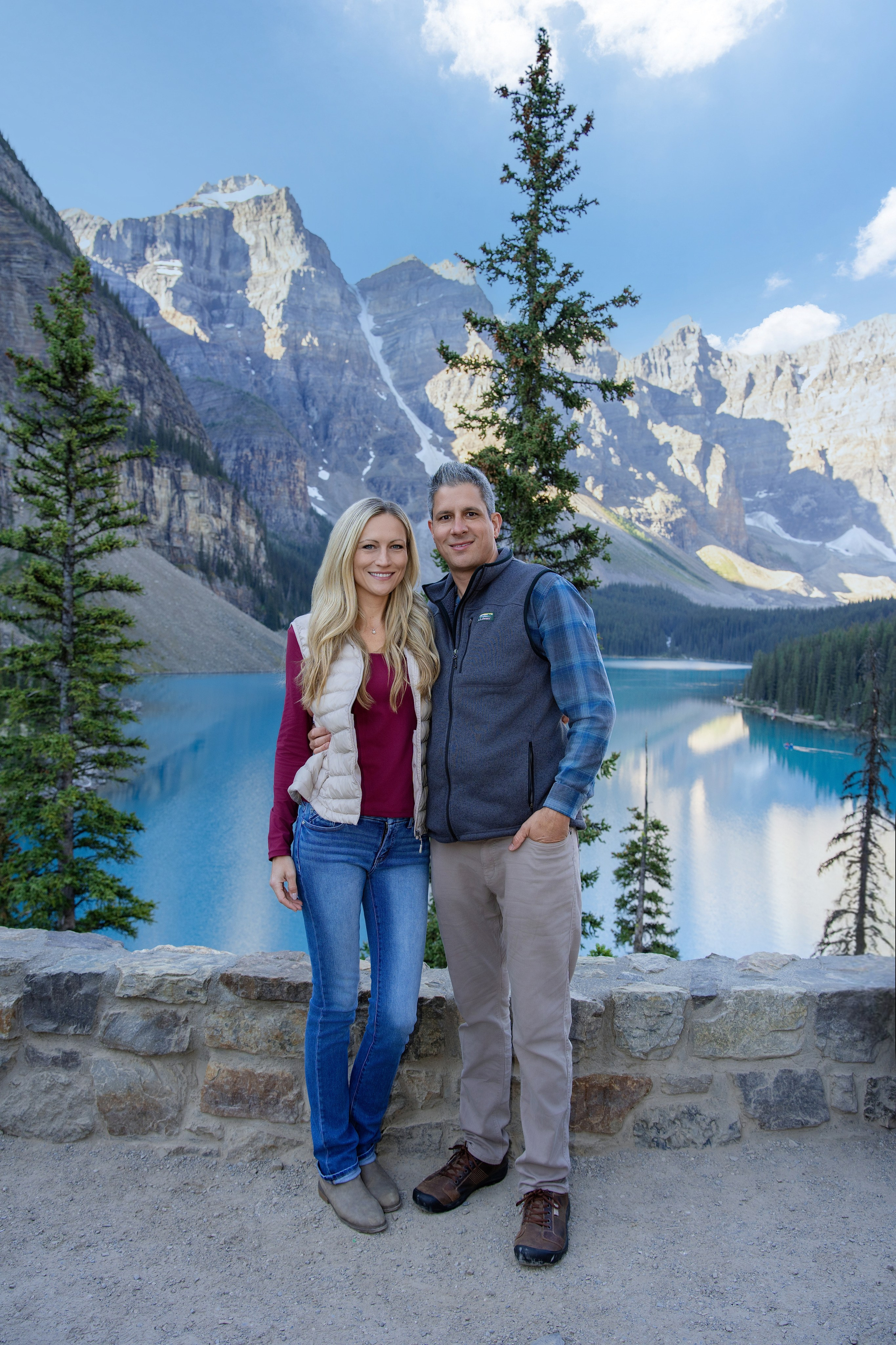 Delwin & Chelsea Engagement — Moraine Lake Photoshoot
