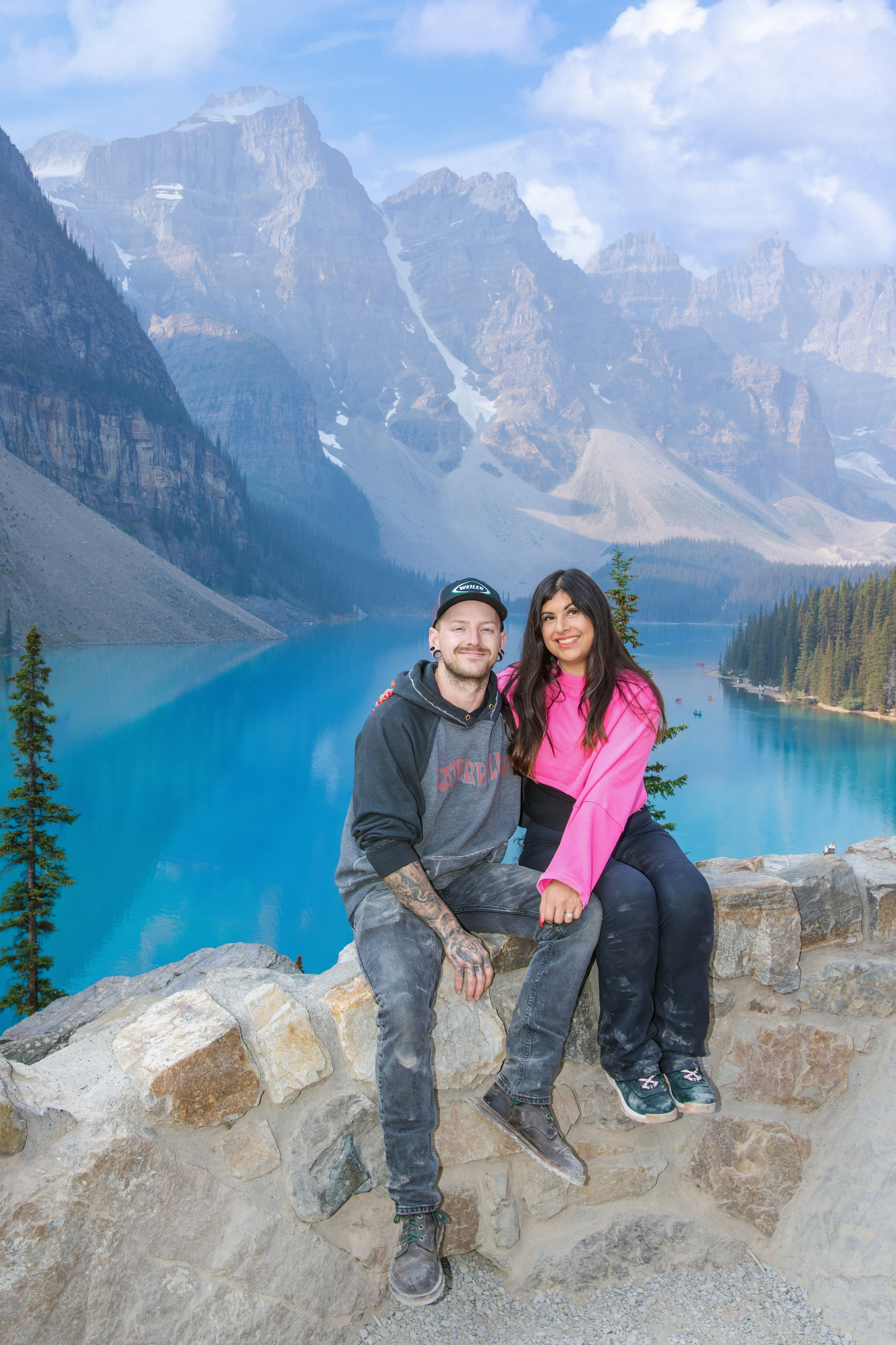 Zoe’s Family Photo Session Moraine Lake, Banff, Alberta, Canada