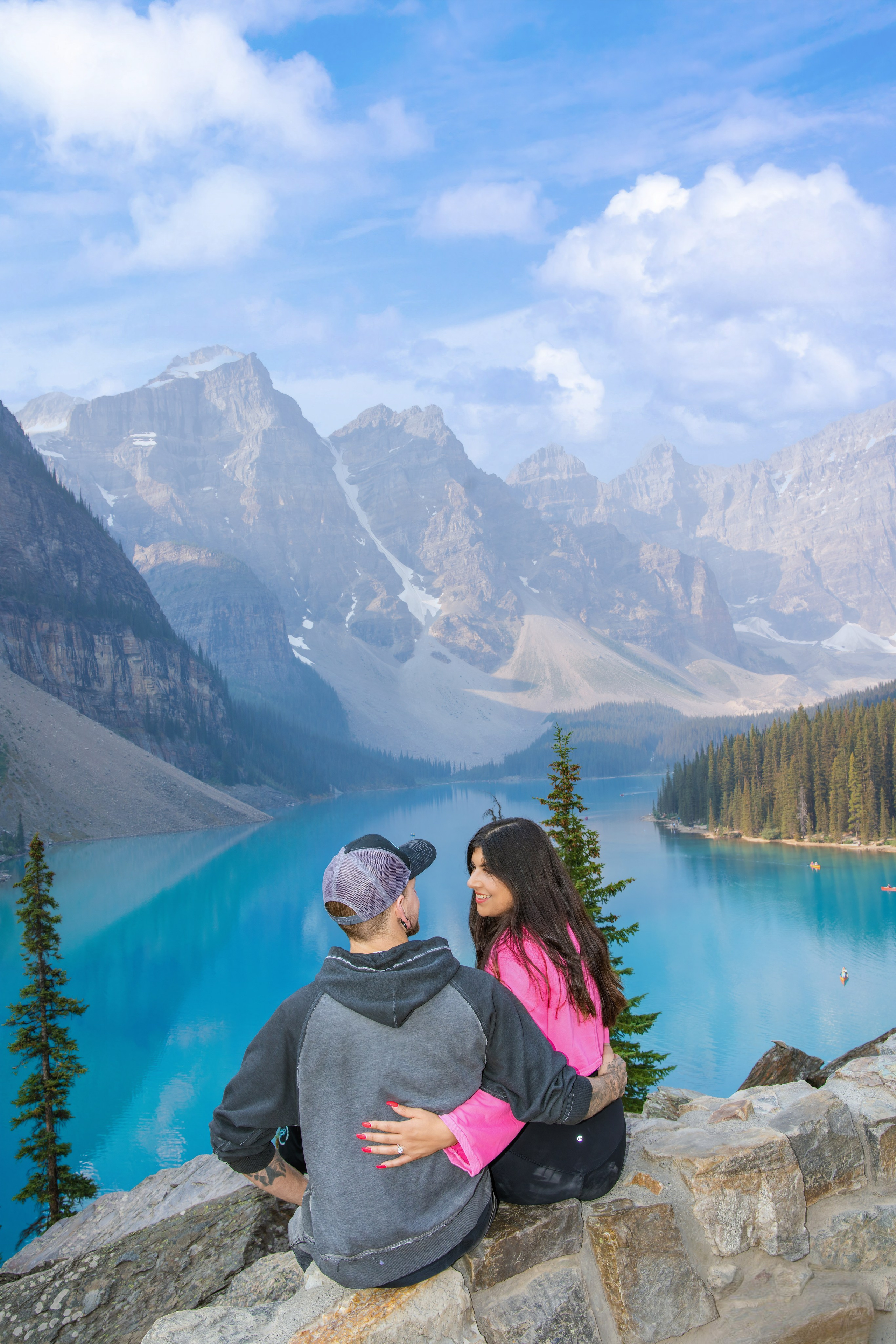 Zoe’s Family Photo Session Moraine Lake, Banff, Alberta, Canada