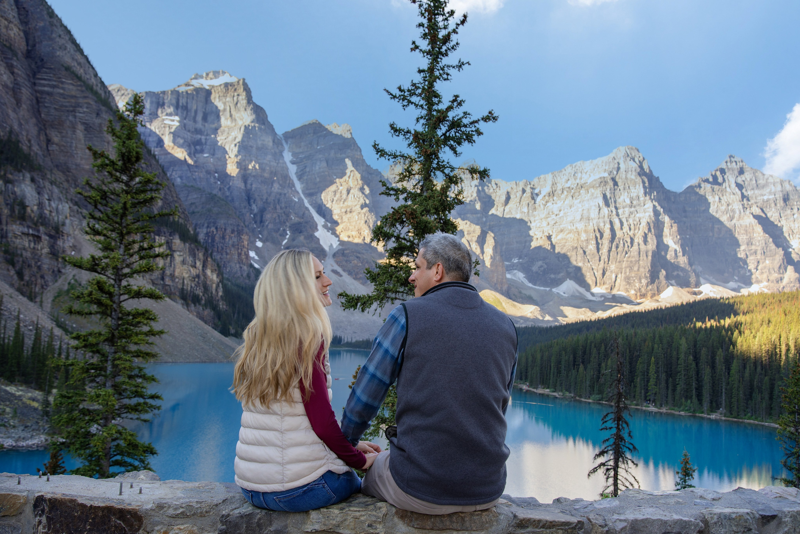 Delwin & Chelsea Engagement — Moraine Lake Photoshoot