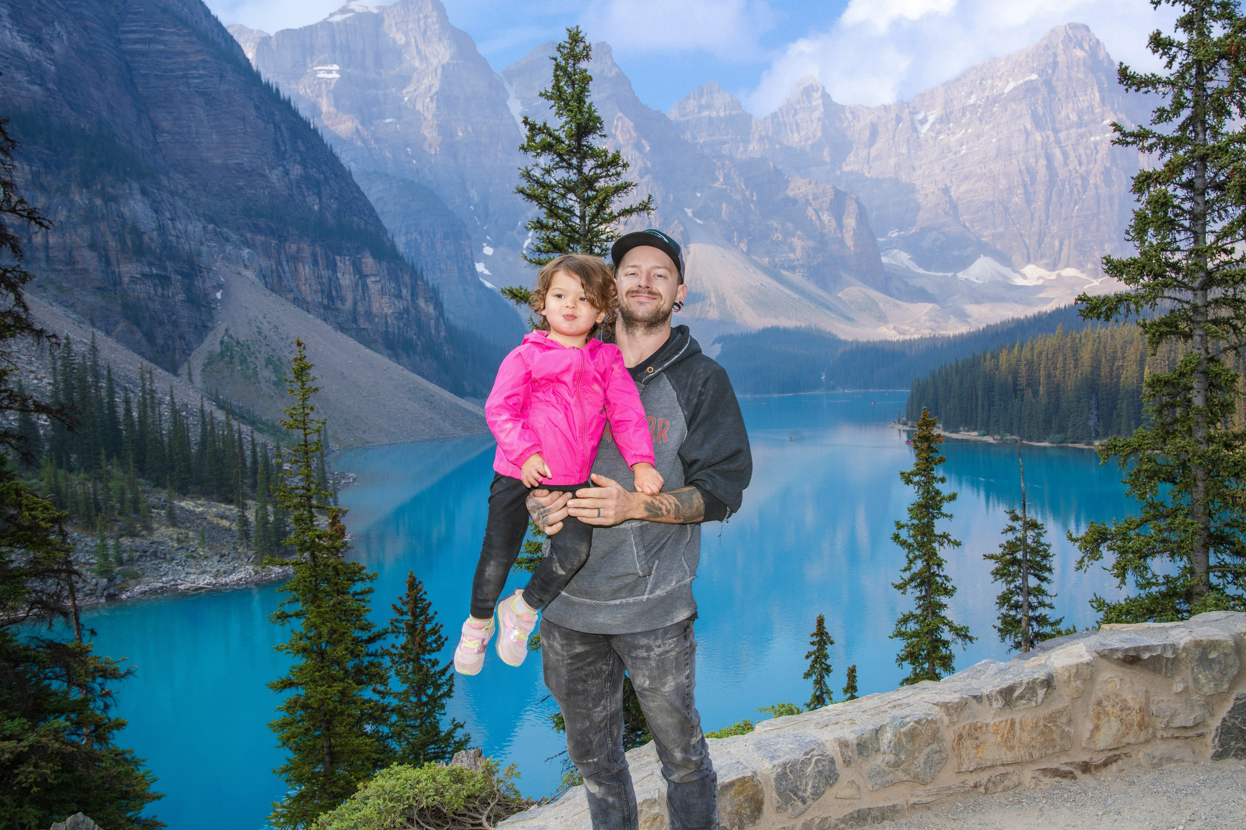 Zoe’s Family Photo Session Moraine Lake, Banff, Alberta, Canada