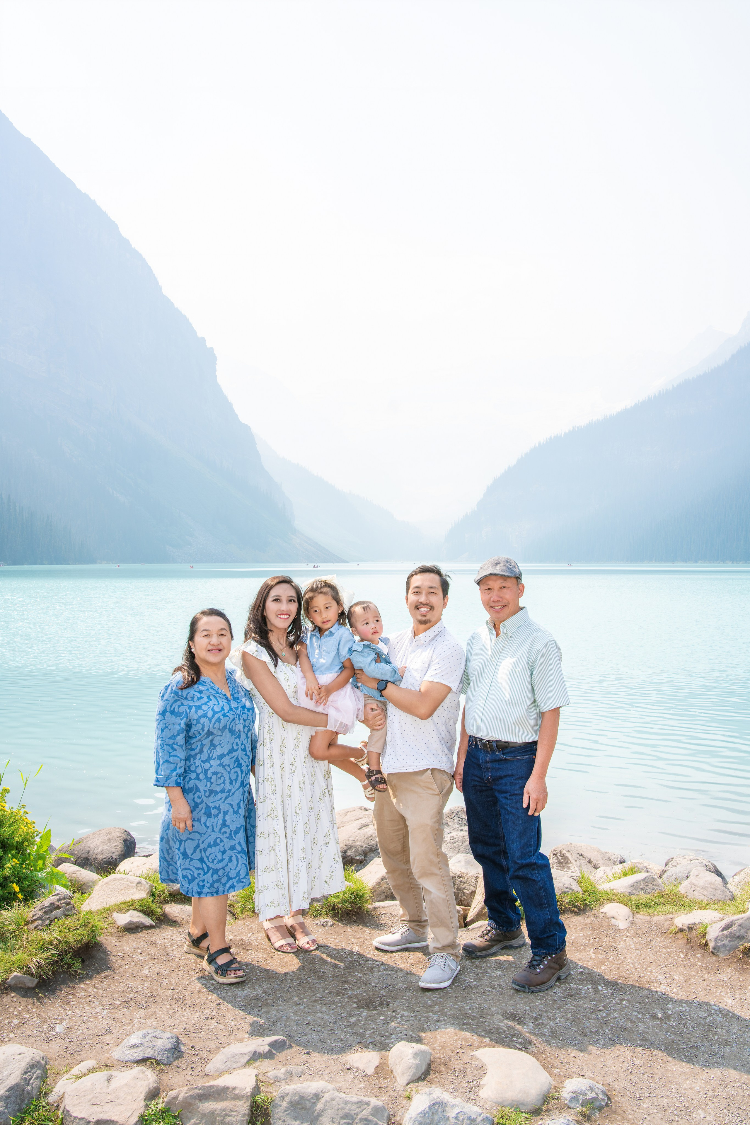 Bouakou’s Family Lake Louise, AB, Canada
