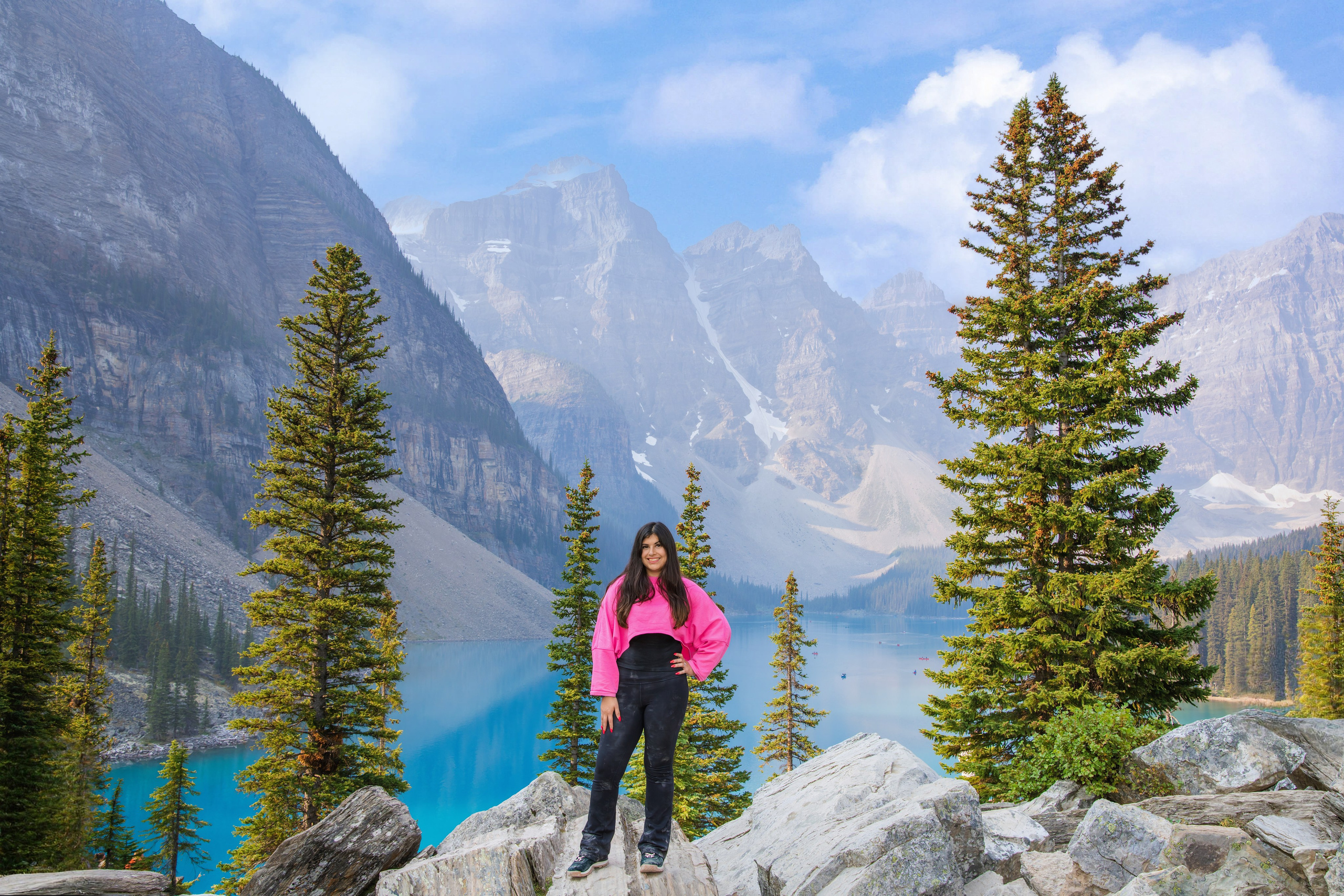 Zoe’s Family Photo Session Moraine Lake, Banff, Alberta, Canada